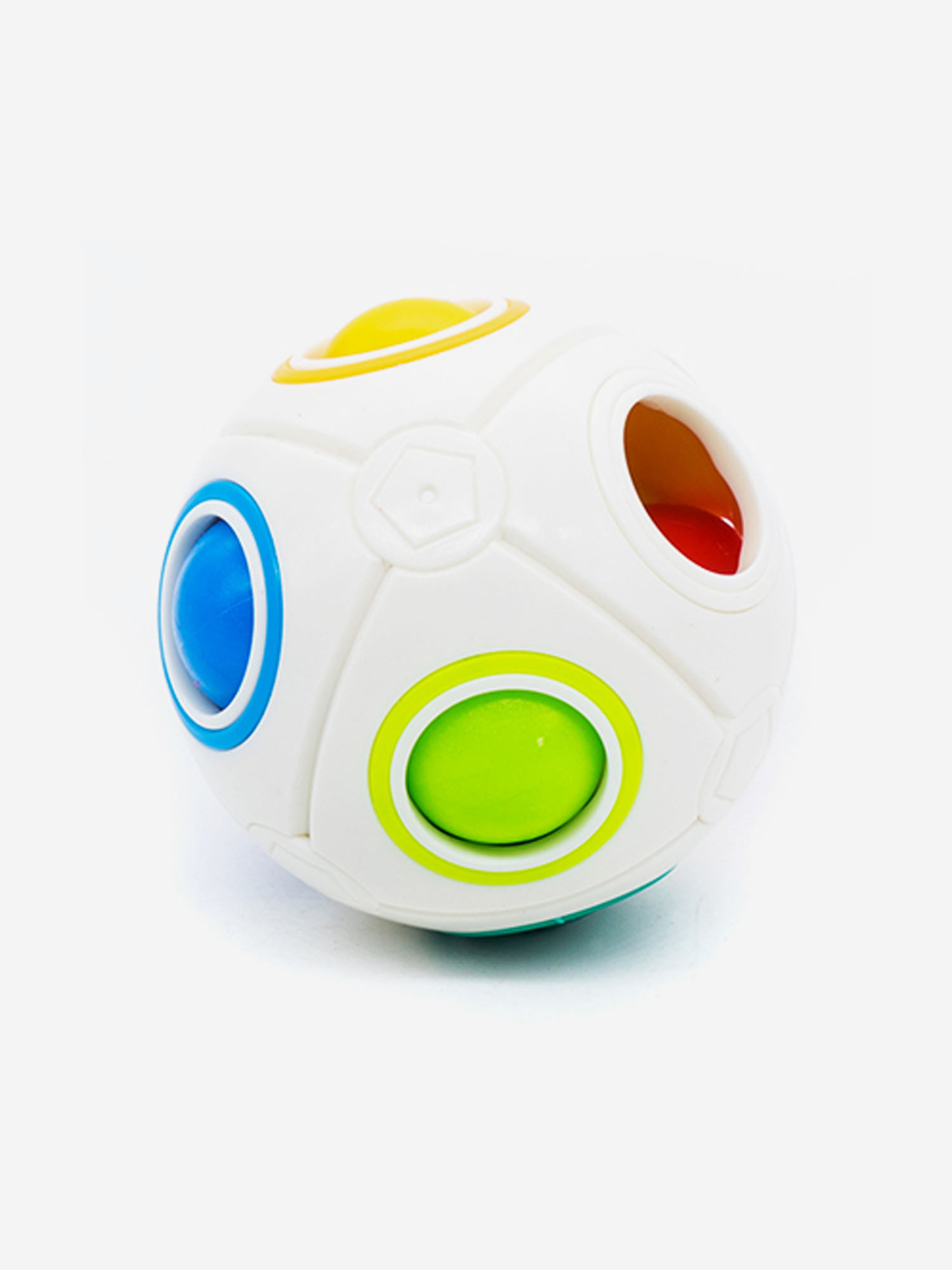 

Орбо шар пятнашки Rainbow Ball 8 holes / MoYu, Белый