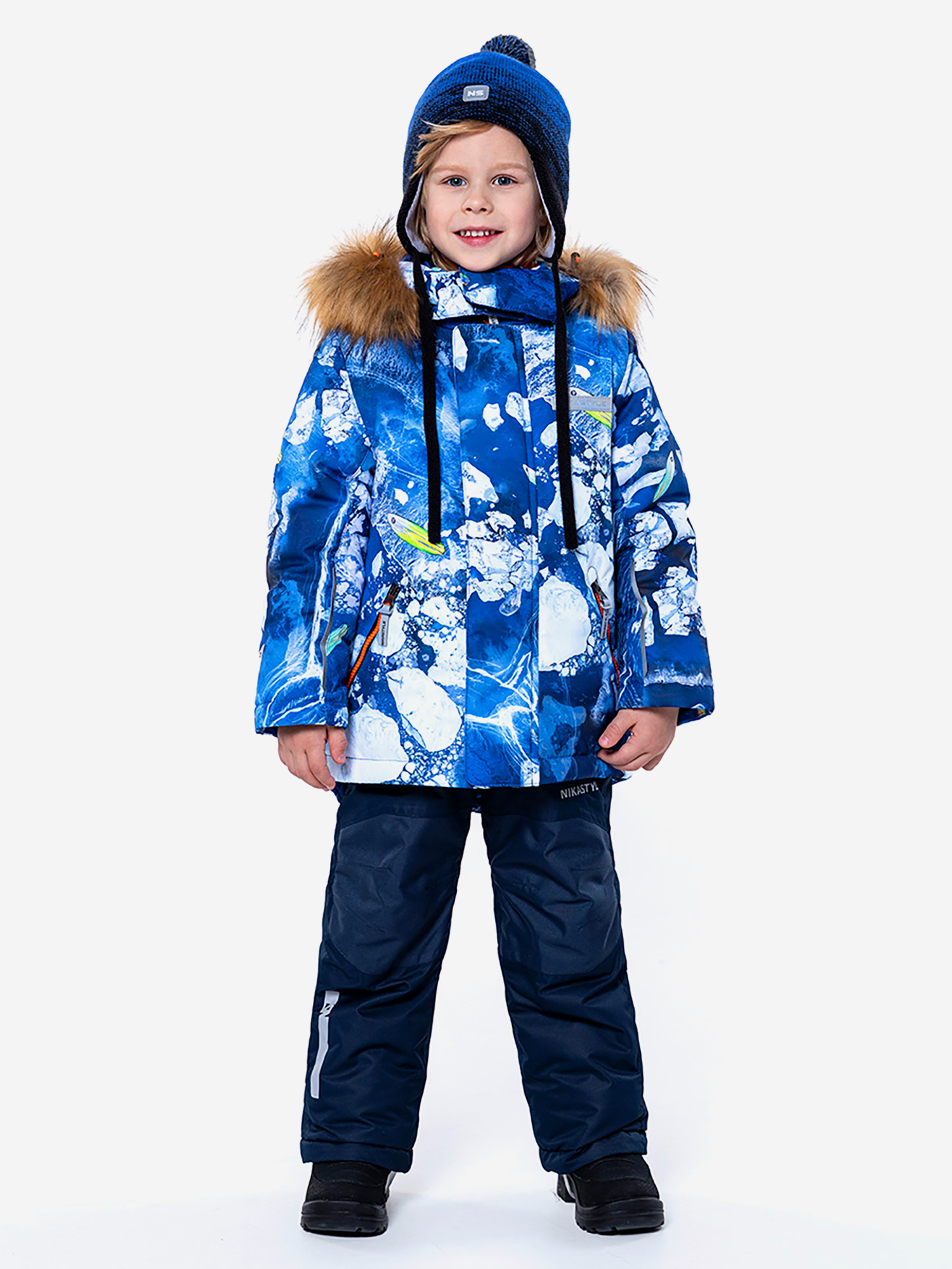 

Костюм зимний для мальчика NIKASTYLE, Синий
