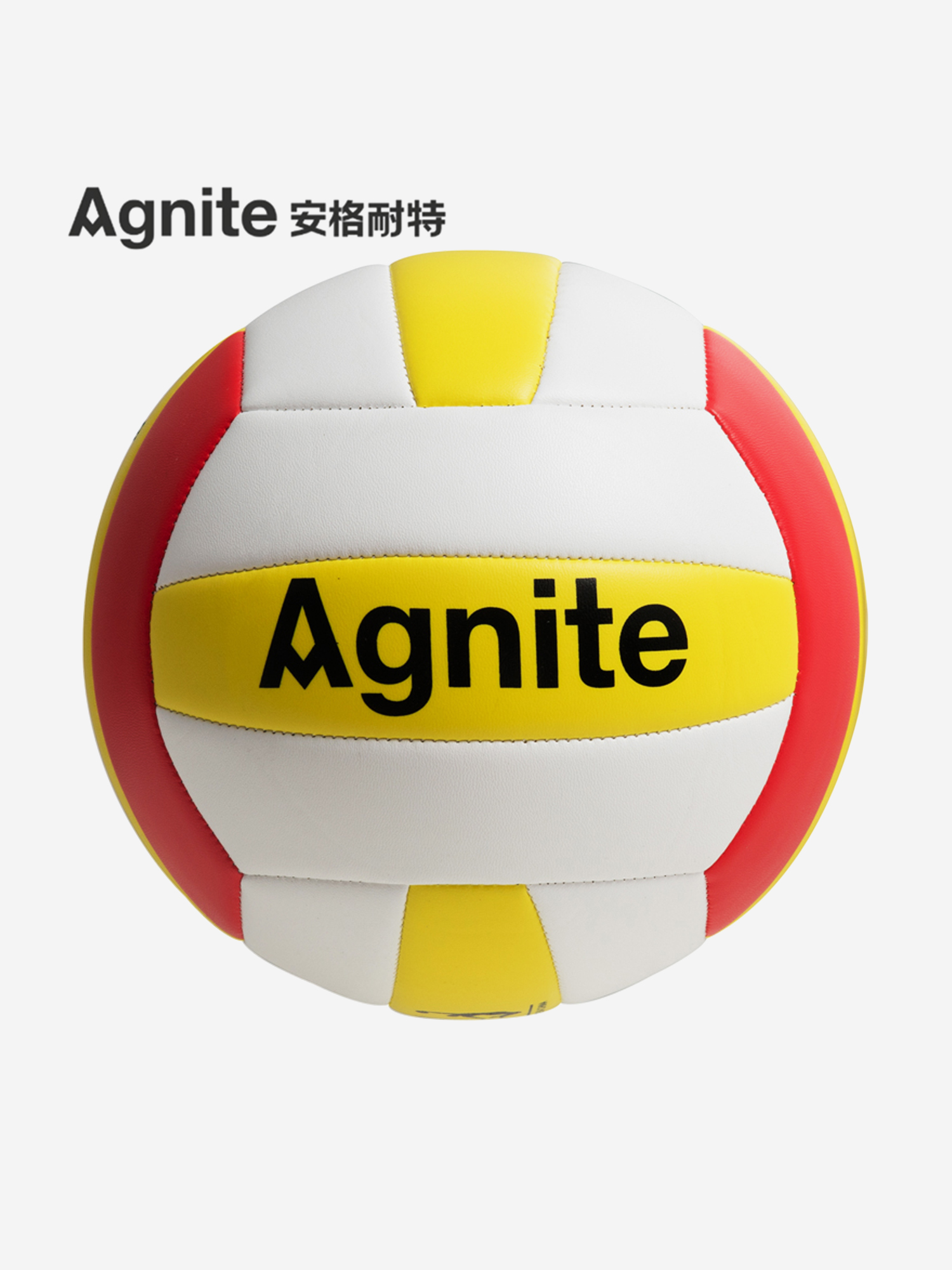 

Мяч волейбольный Agnite PVC Volleyball №5, Белый
