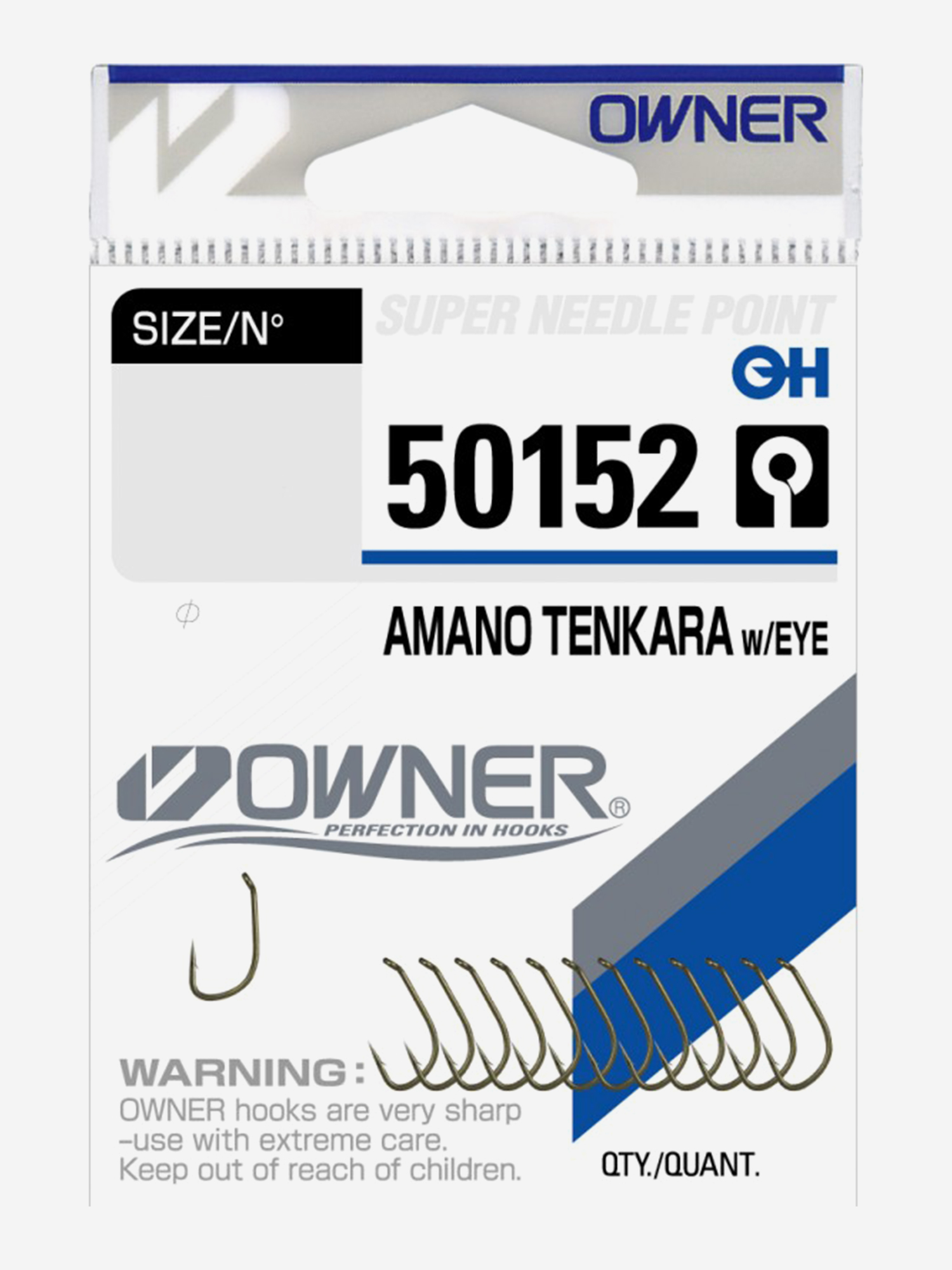 Изображение товара Крючок OWNER Amano Tenkara w/eye brown №12 13шт