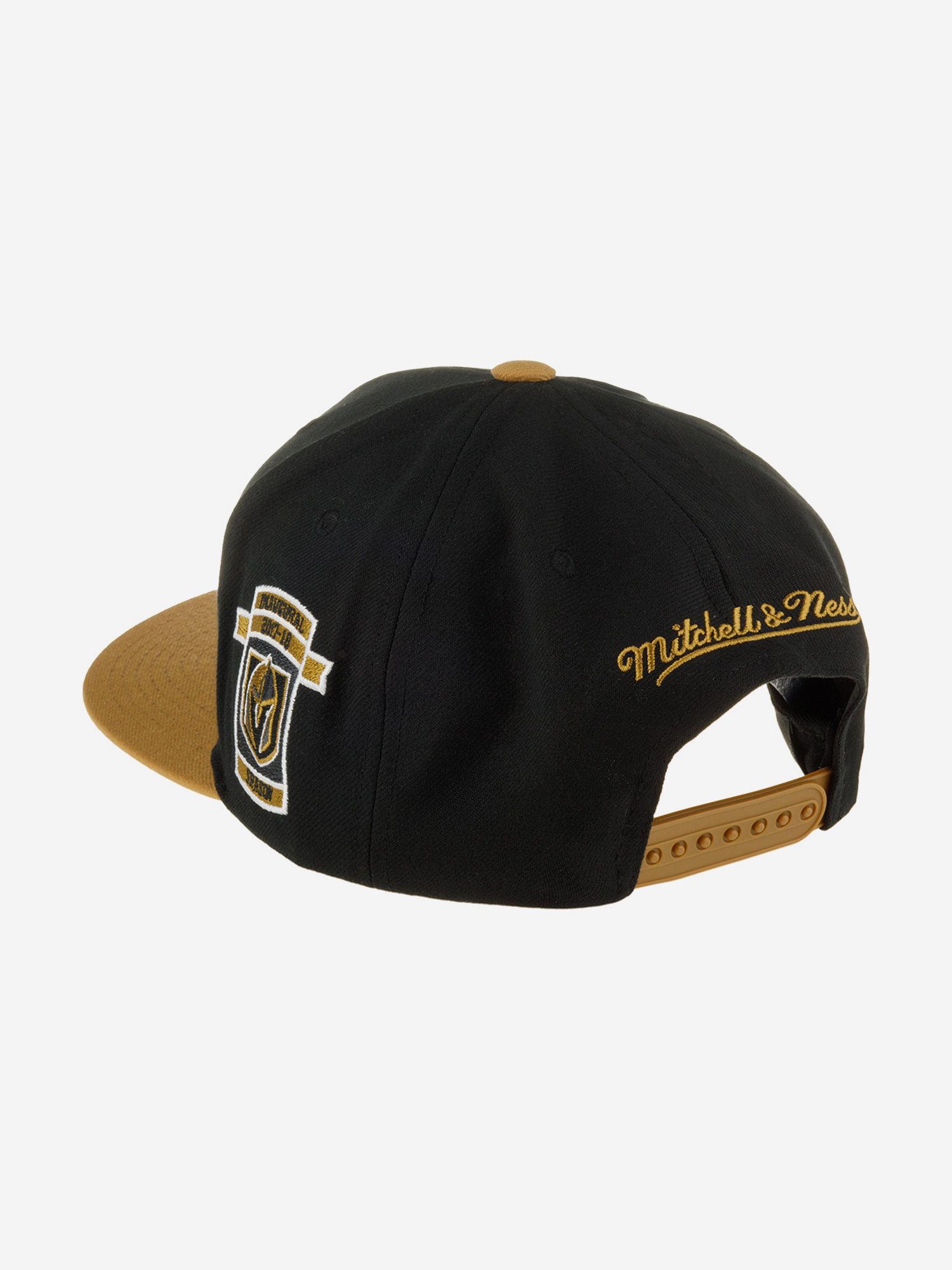 Бейсболка с прямым козырьком MITCHELL NESS 6HSSLR22462-VGKBKGD Vegas Golden Knights NHL (черный), Черный 59-306XDOXM4K-84, размер Без размера - фото 3