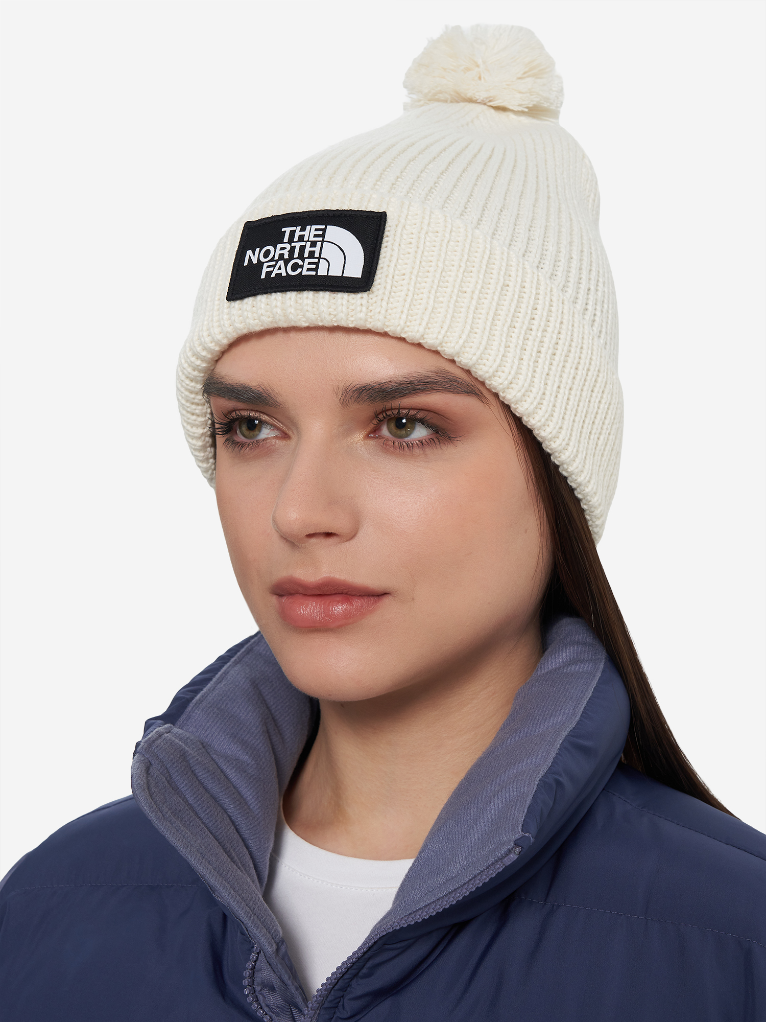 фото Шапка the north face, бежевый