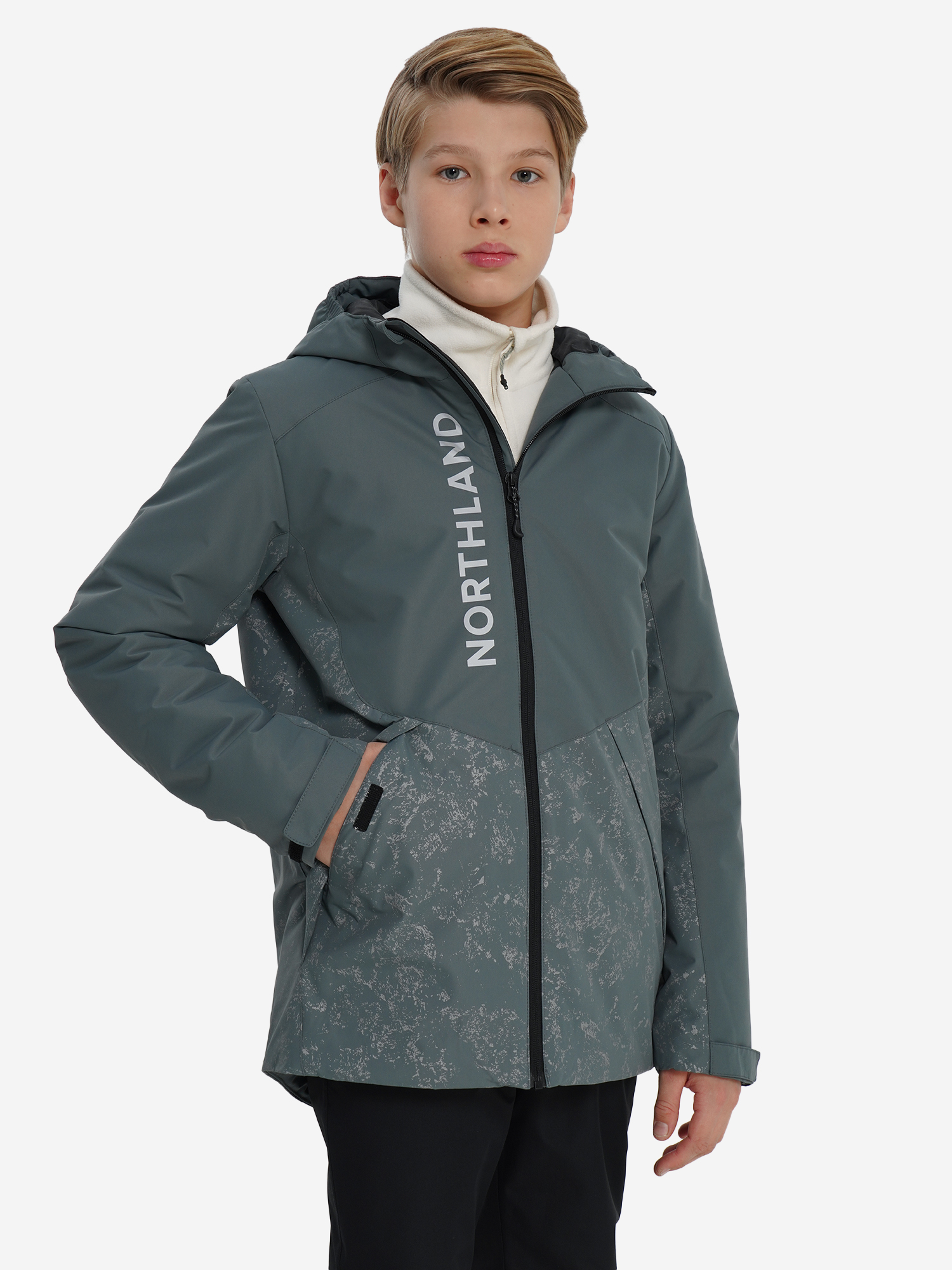 

Куртка утепленная для мальчиков Northland, Серый