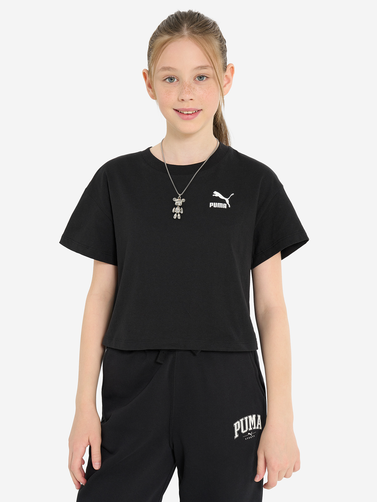 Футболка для девочек PUMA Better Classic, Черный 2