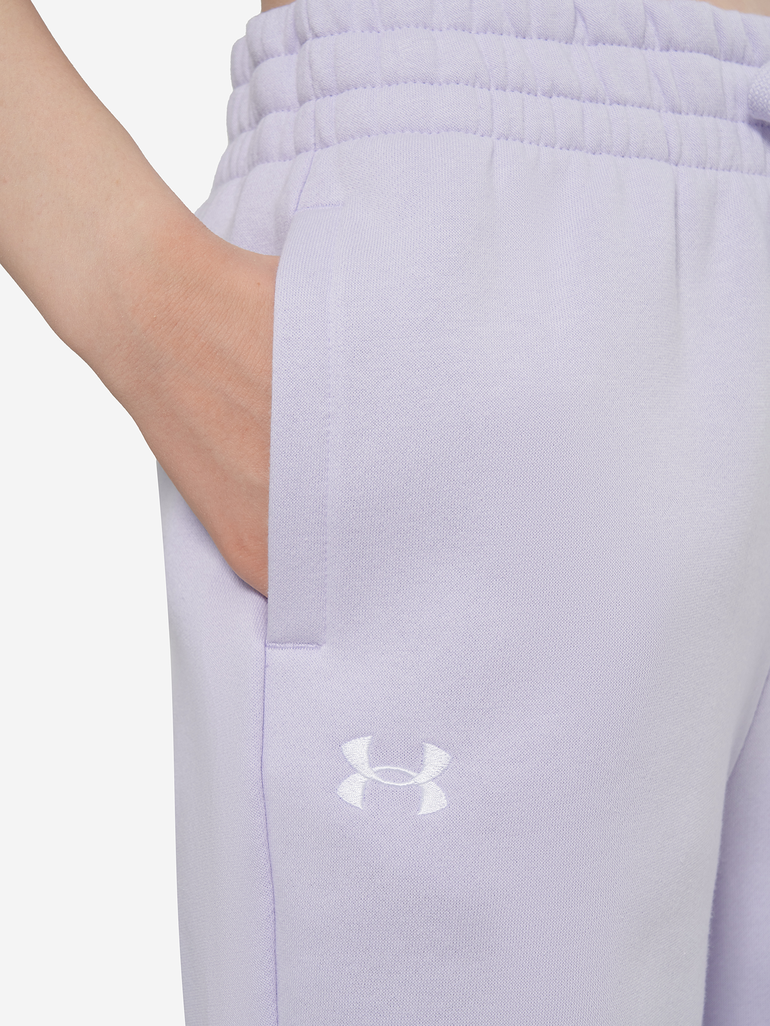 фото Брюки для девочек under armour rival, фиолетовый