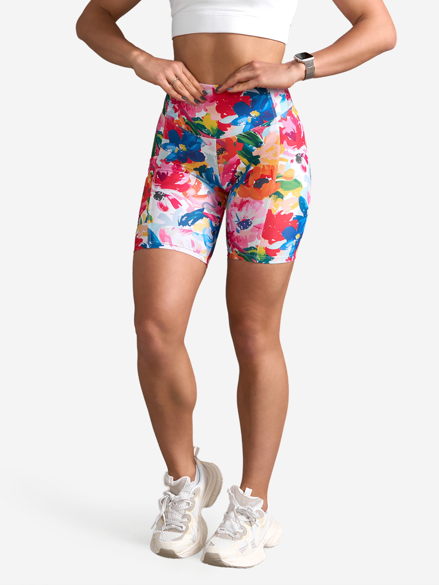 Изображение товара Велосипедки женские BARKA, Розовый/Зеленый