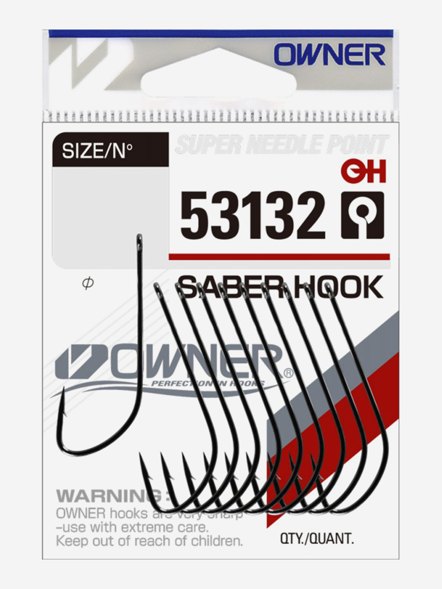 Изображение товара Рыболовные крючки OWNER Saber Hook BC №2 11 шт для хищной рыбалки Изображение товара Рыболовные крючки OWNER Saber Hook BC №2 11 шт для хищной рыбалки