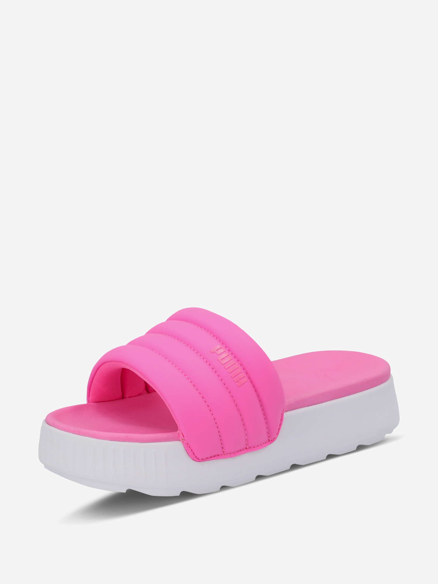 Шлепанцы женские PUMA Karmen Slide Puffy, Розовый шлепанцы женские adidas eezay flip flops розовый