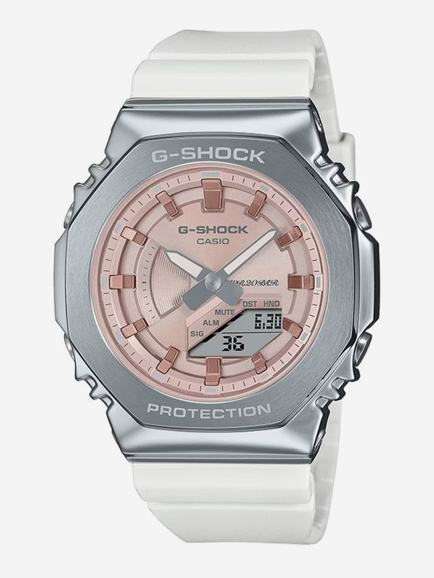 

Спортивные часы Casio GM-S2100WS-7A, Серебряный