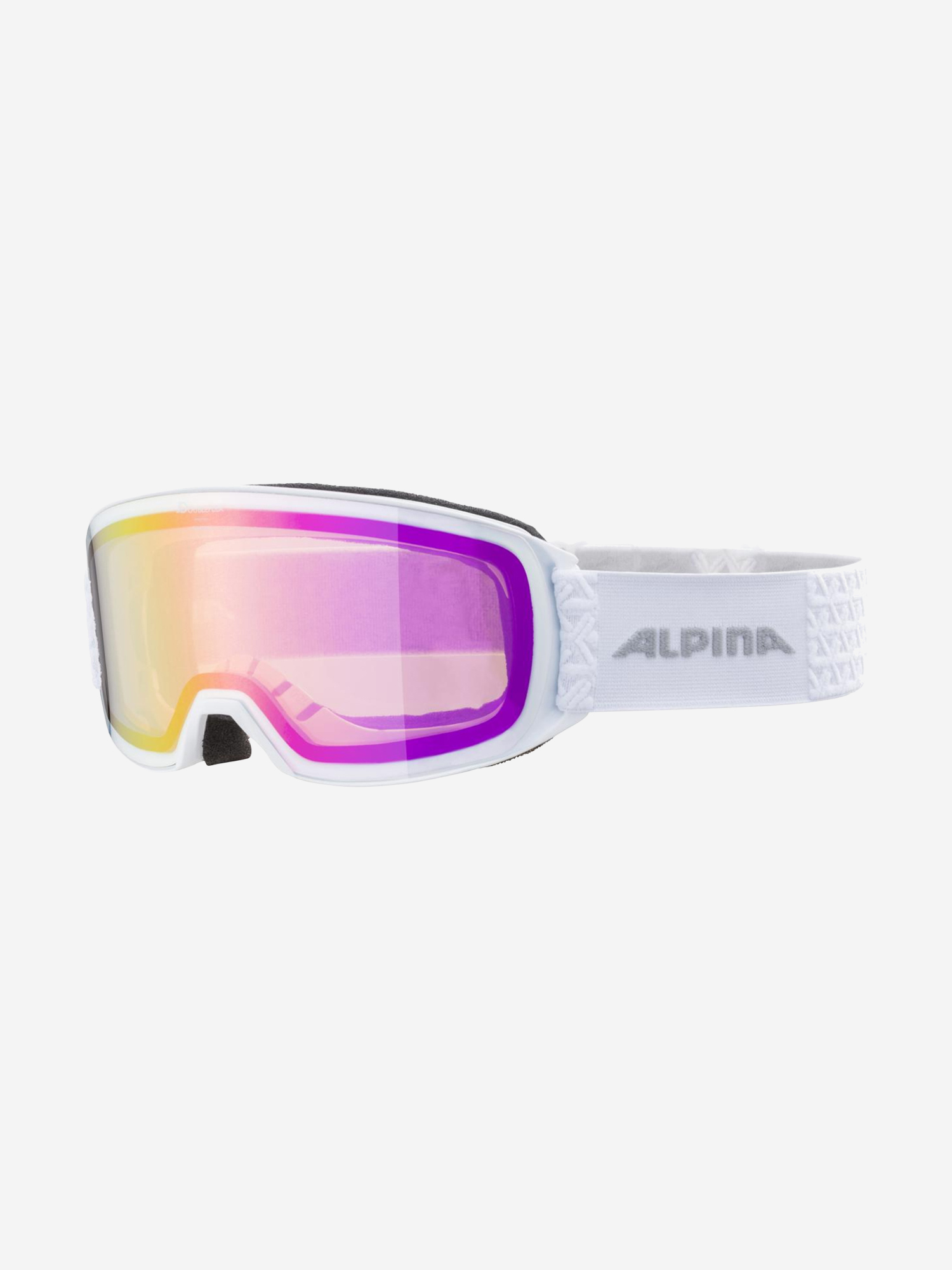 Изображение товара Горнолыжные очки Alpina Nakiska Q-Lite white matt/Q-Lite pink S1