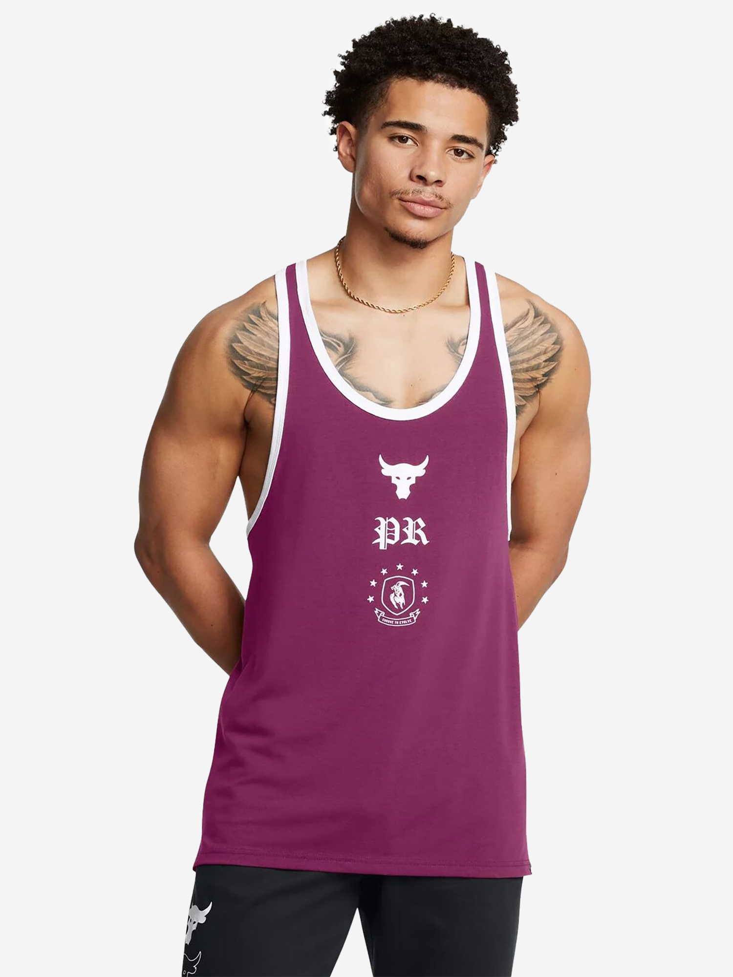 

Майка мужская Under Armour UA Pjt Rck RacerTank Boh, Фиолетовый