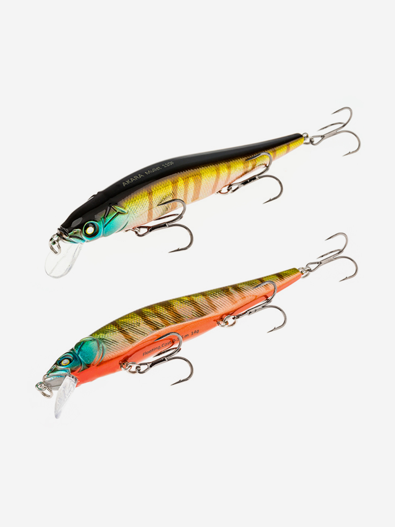

Воблер Akara Mullet 110F 14 гр. (1/2 oz 4,3 in) A206, Мультицвет