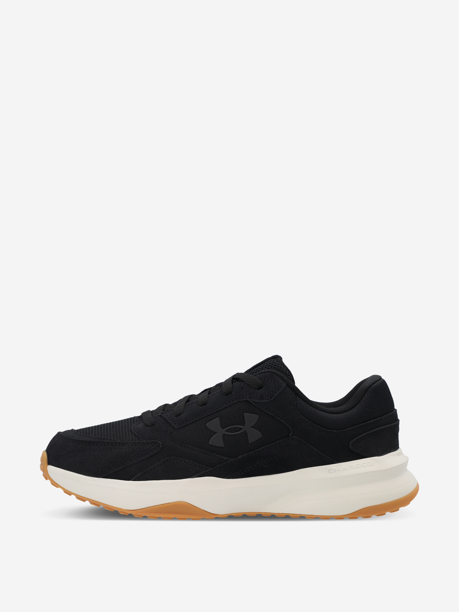 Изображение товара Мужские кроссовки Under Armour Edge Suede Черный белый спорт всесезонные