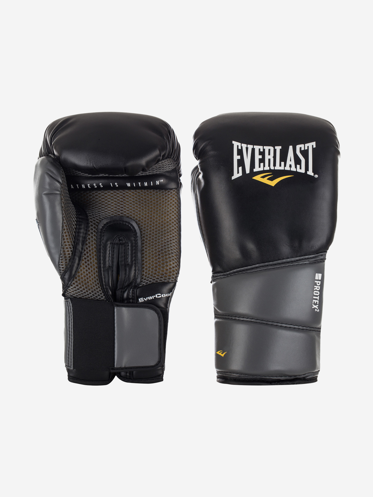 

Перчатки тренировочные Everlast Protex2 Gel PU, Черный