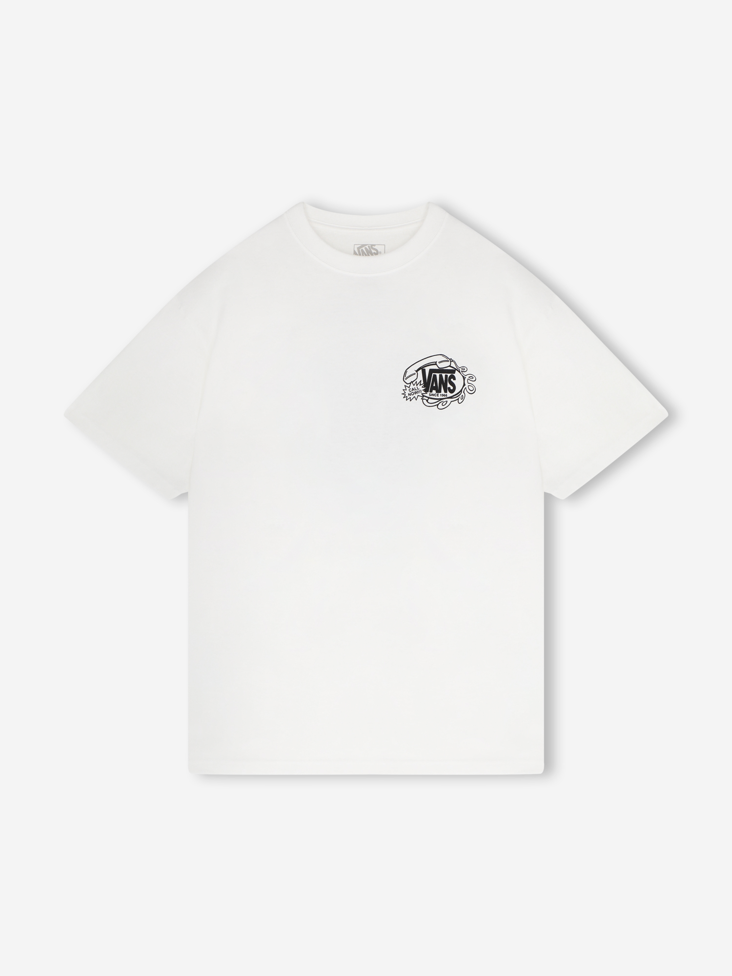 Футболка Vans Hot Lines SS, белый, арт. VN000SYBWHT1V0D