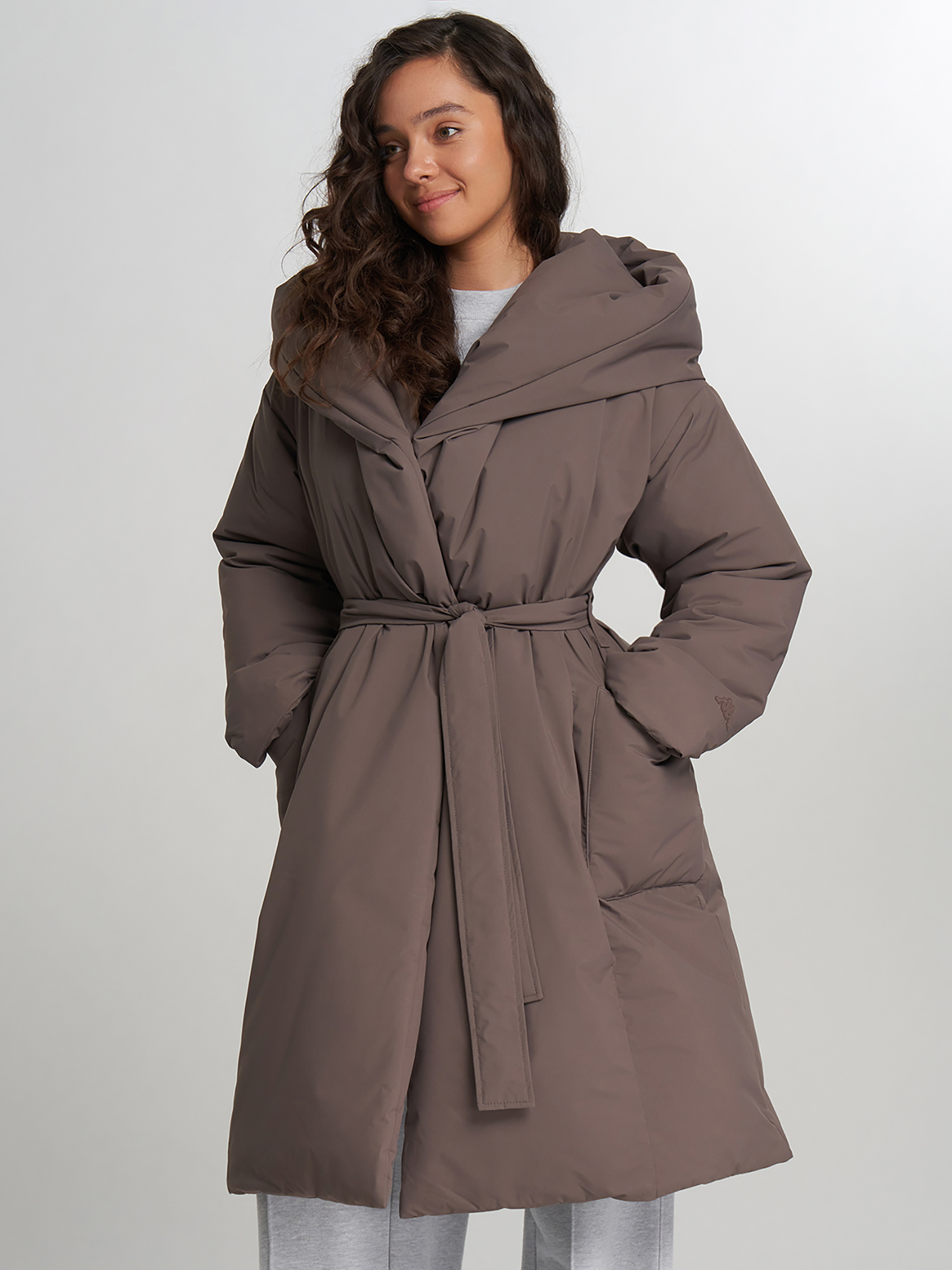 

Пальто утепленное женское Robe di Kappa, Коричневый