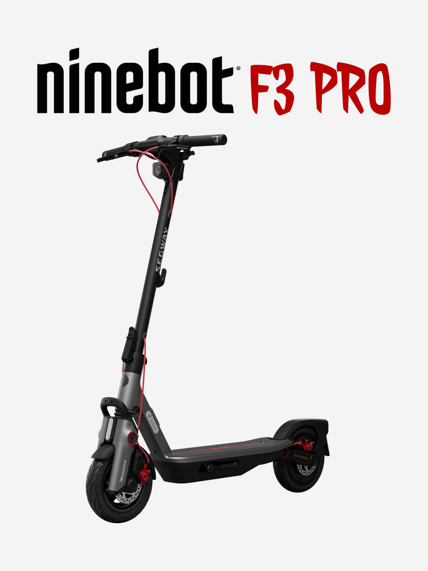

Электросамокат Ninebot Kickscooter F3 Pro, Черный