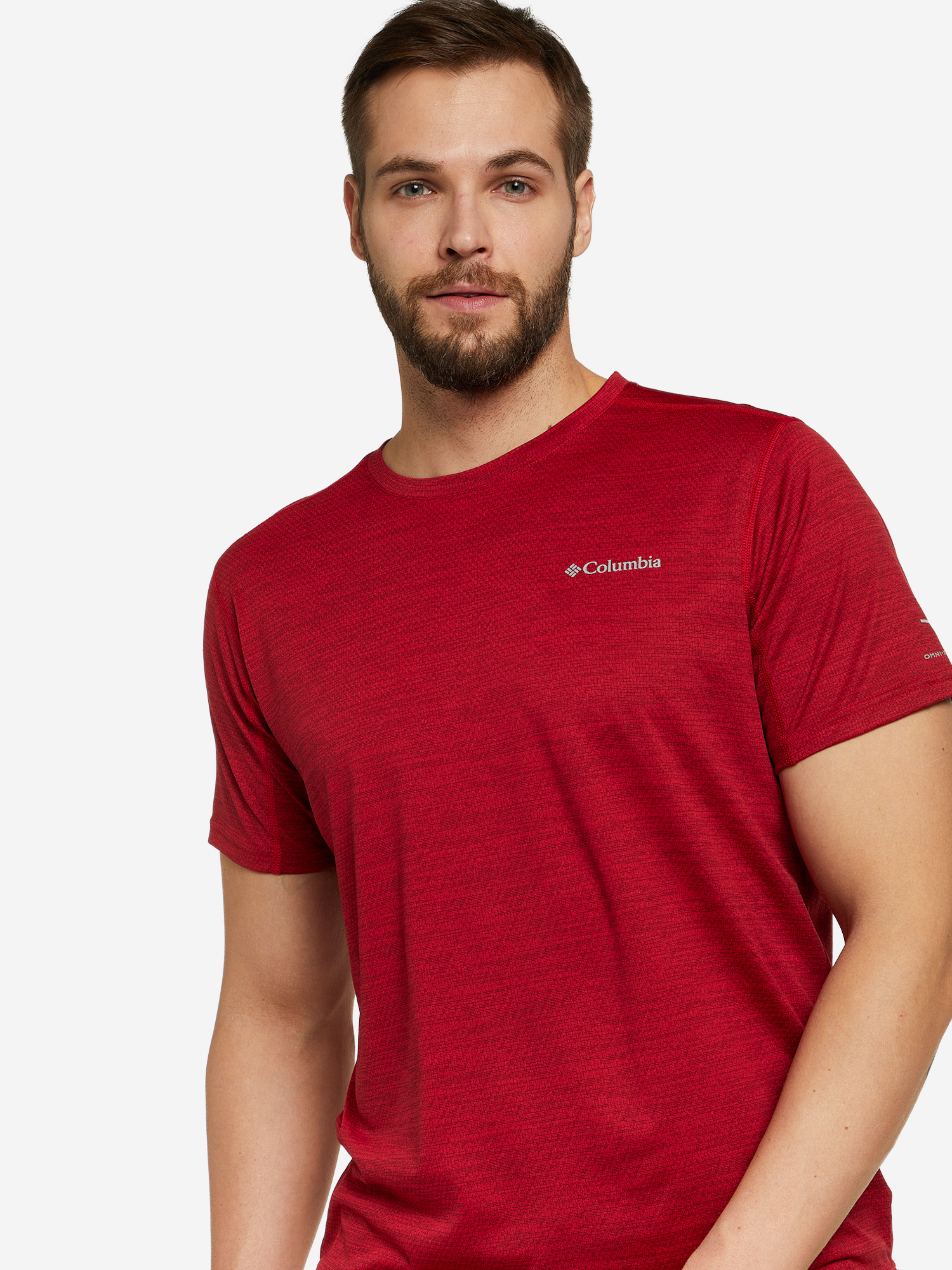 

Футболка мужская Columbia Alpine Chill Zero Short Sleeve Crew, Красный