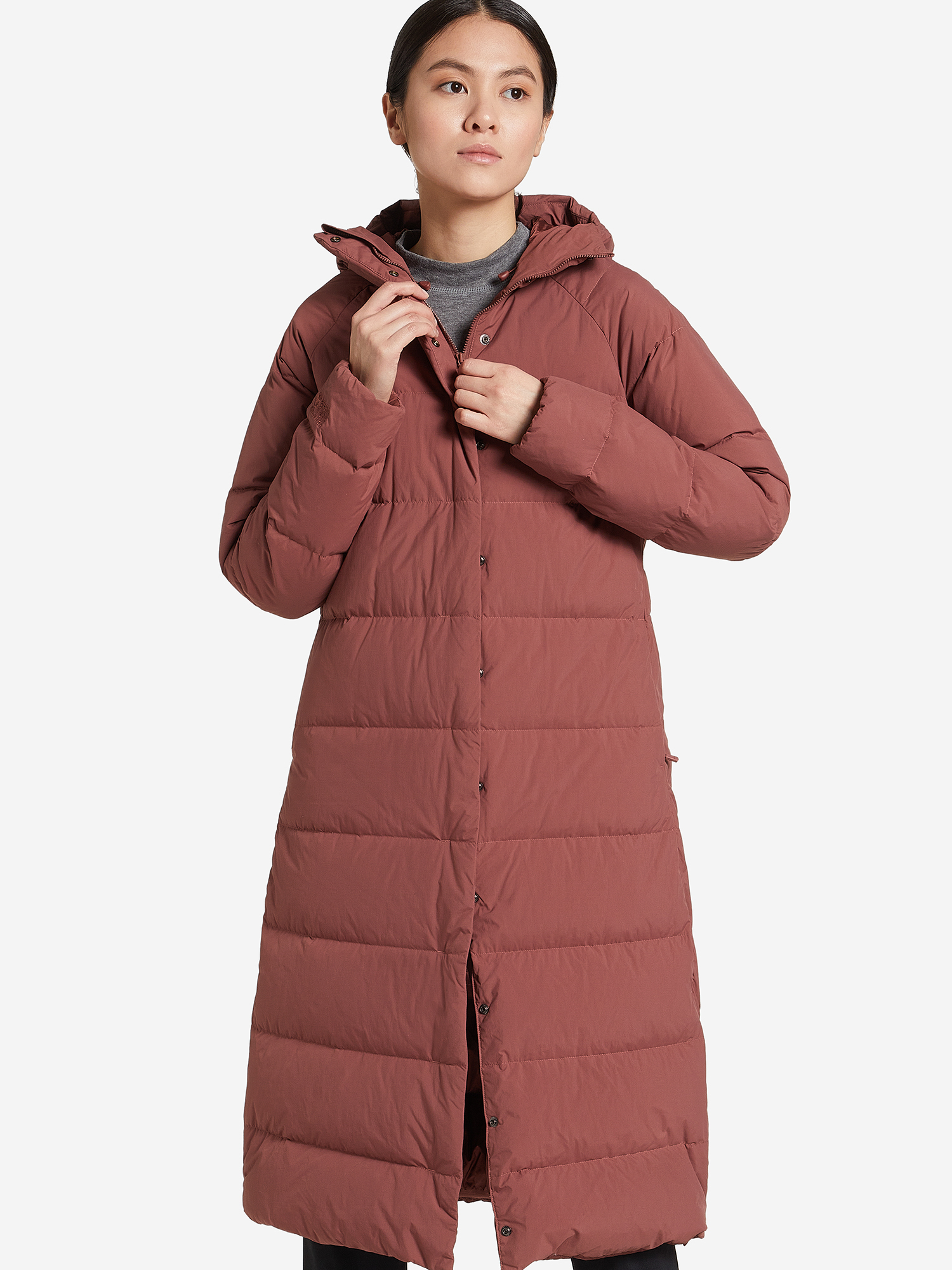 

Пуховик женский Mountain Hardwear Glacial Storm™ Duster, Красный