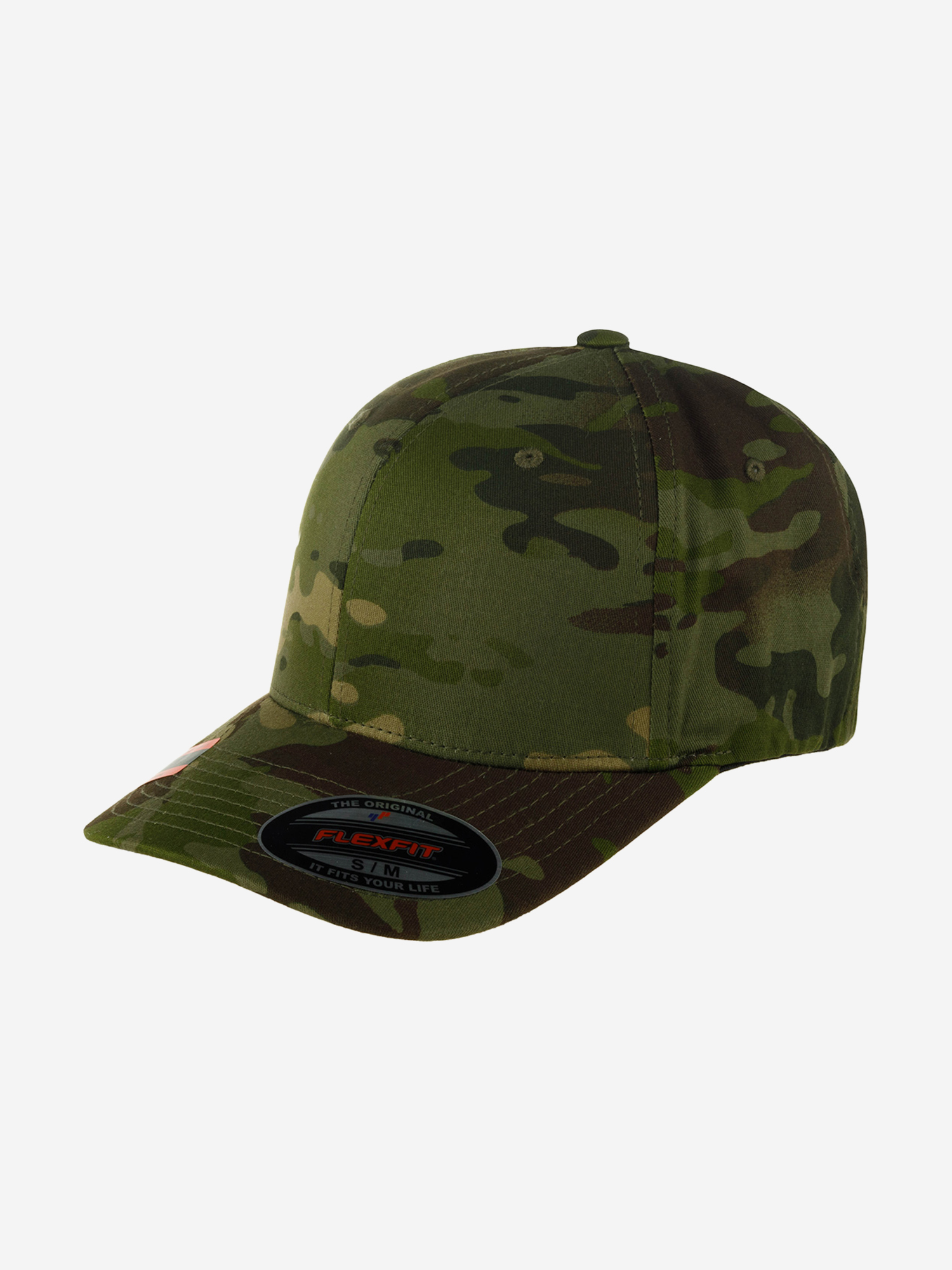 

Бейсболка FLEXFIT 6277MC (оливковый), Мультицвет