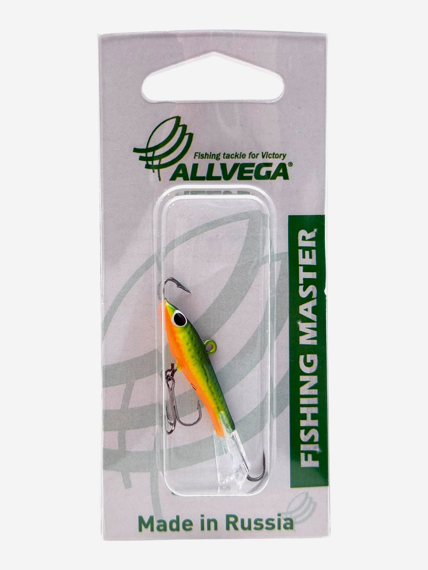 

Приманка балансир ALLVEGA 6 гр / 30 мм, цвет С1, Зеленый