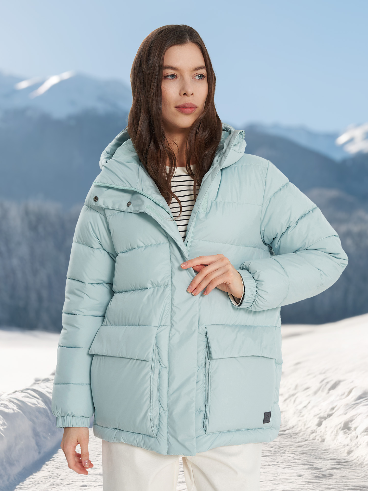 

Пуховик женский Outventure, Зеленый