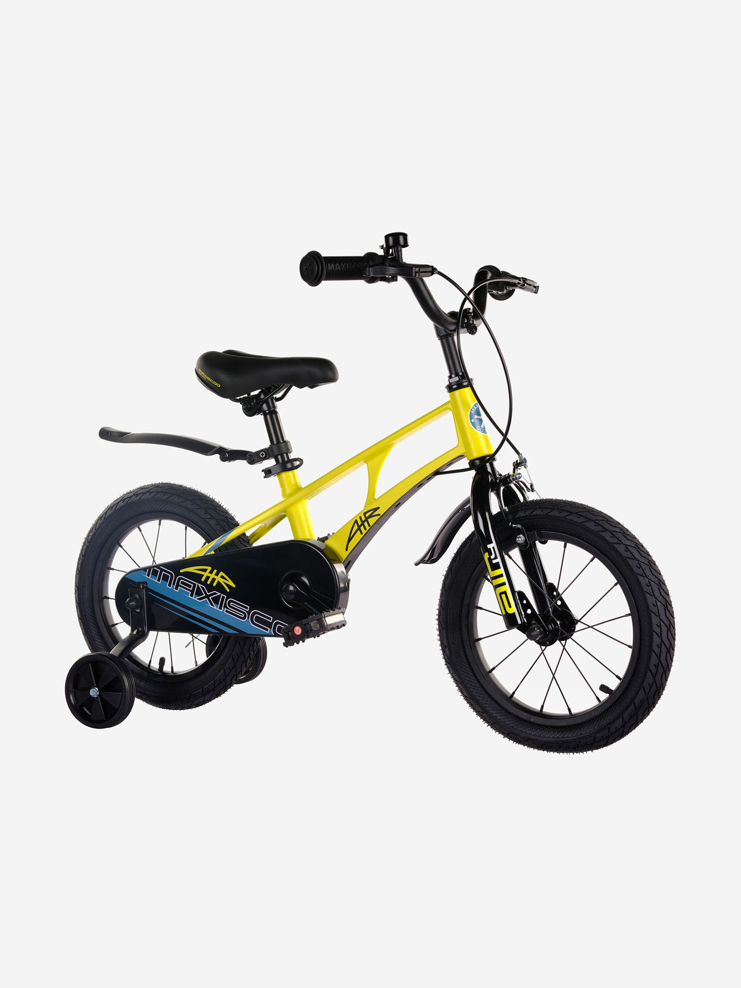фото Велосипед для мальчиков maxiscoo air standart plus 14", желтый