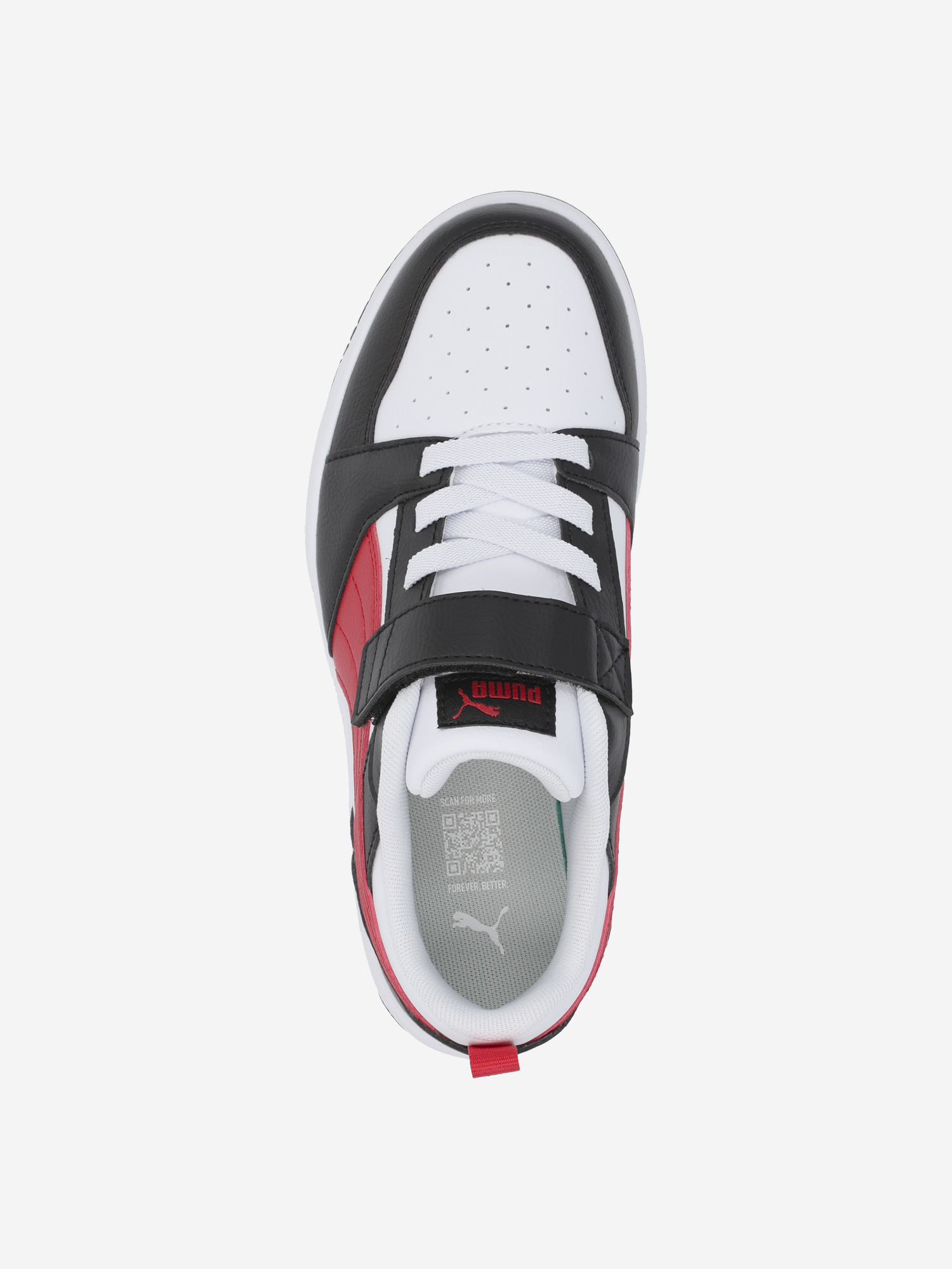 Кеды детские PUMA Rebound V6 Lo Ac+ Ps, Белый 5