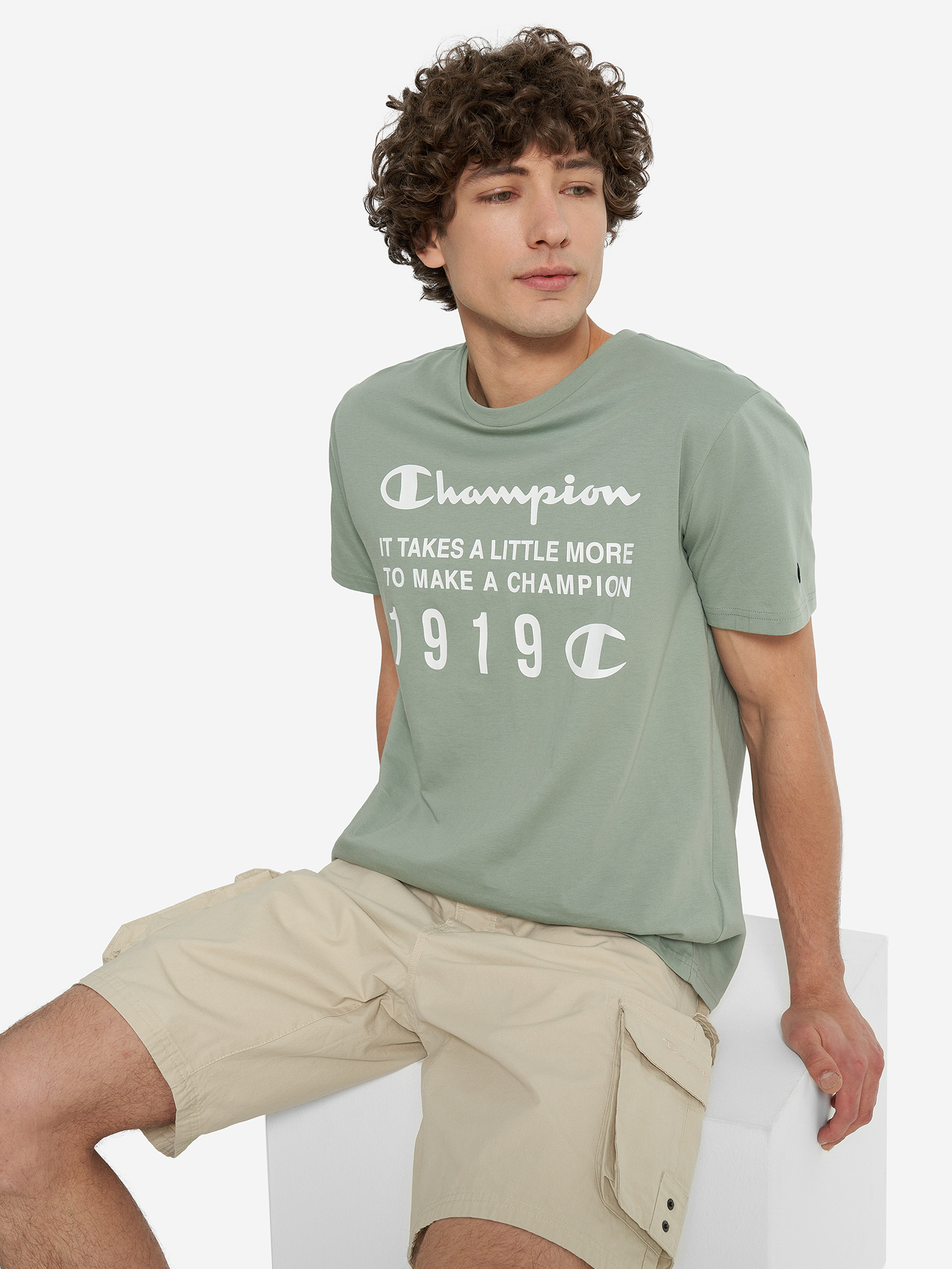 

Футболка мужская Champion 1920, Зеленый