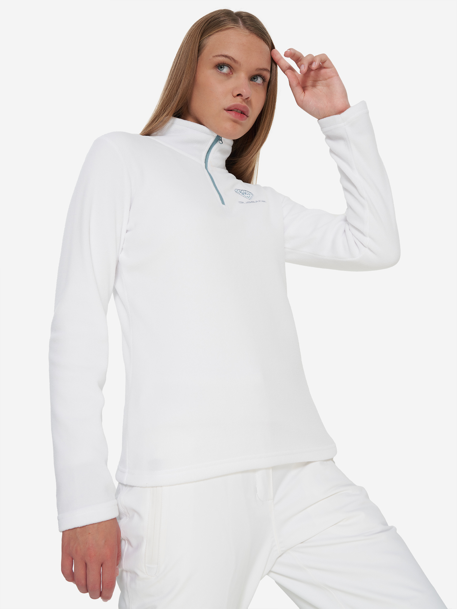 

Джемпер флисовый женский Glissade, Белый