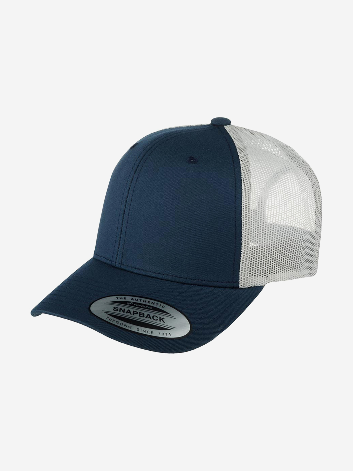 Изображение товара Бейсболка с сеточкой FLEXFIT 6606T, Темно-синий / серый