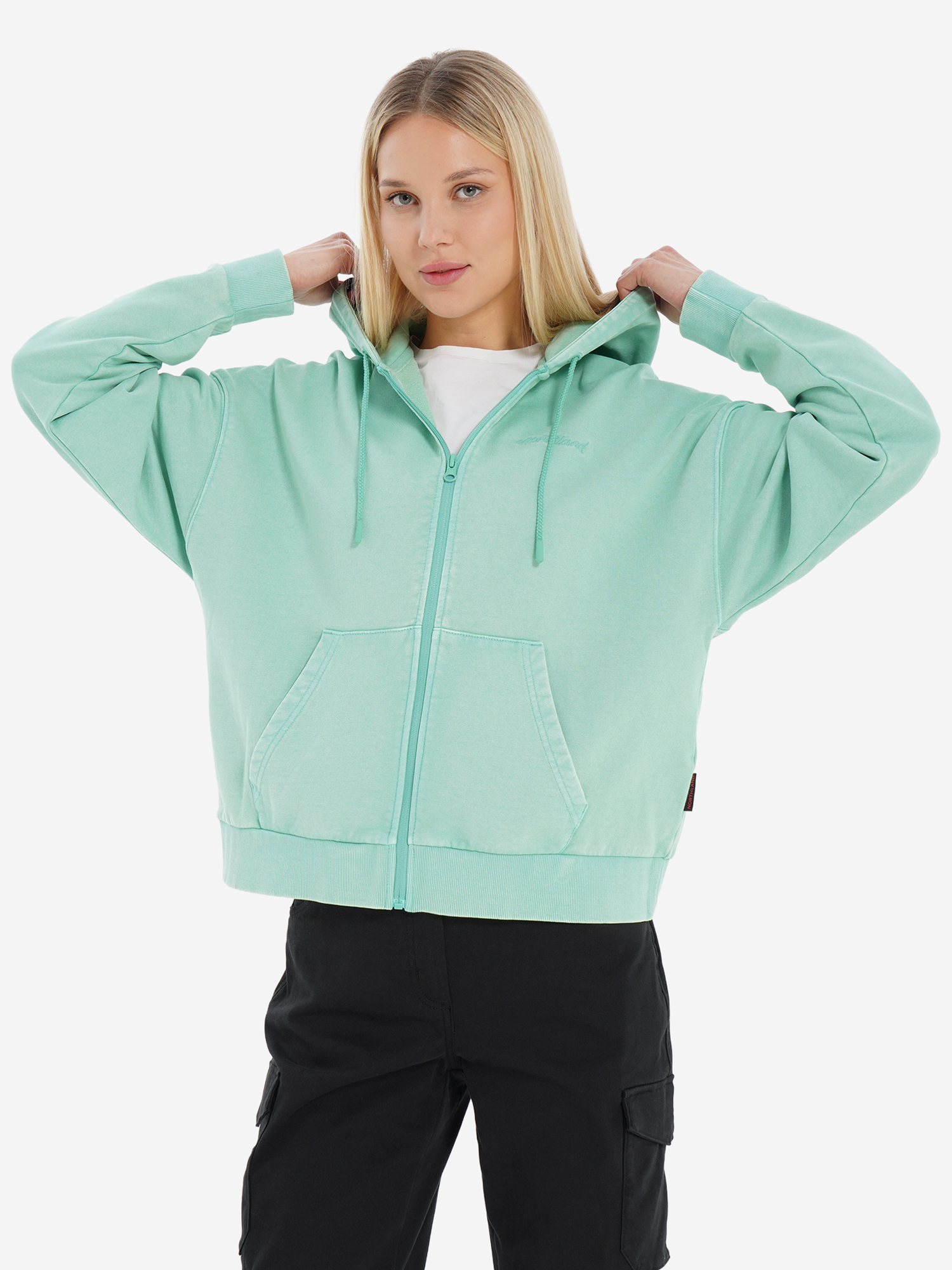 Толстовка женская оверсайз Northland, зеленый, арт. 141092N16-71