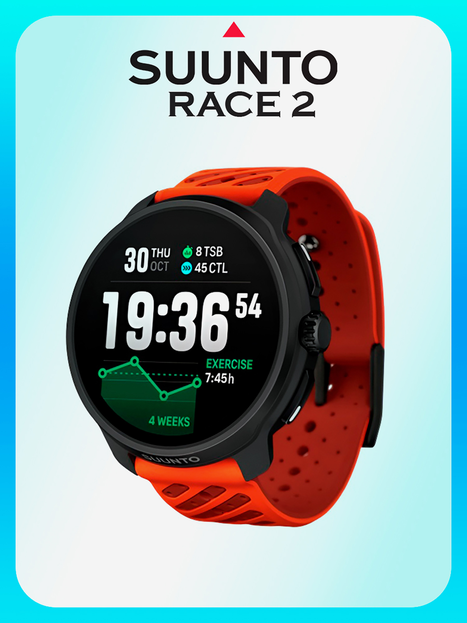 Изображение товара Спортивные часы SUUNTO Race 2 коралловые для фитнеса