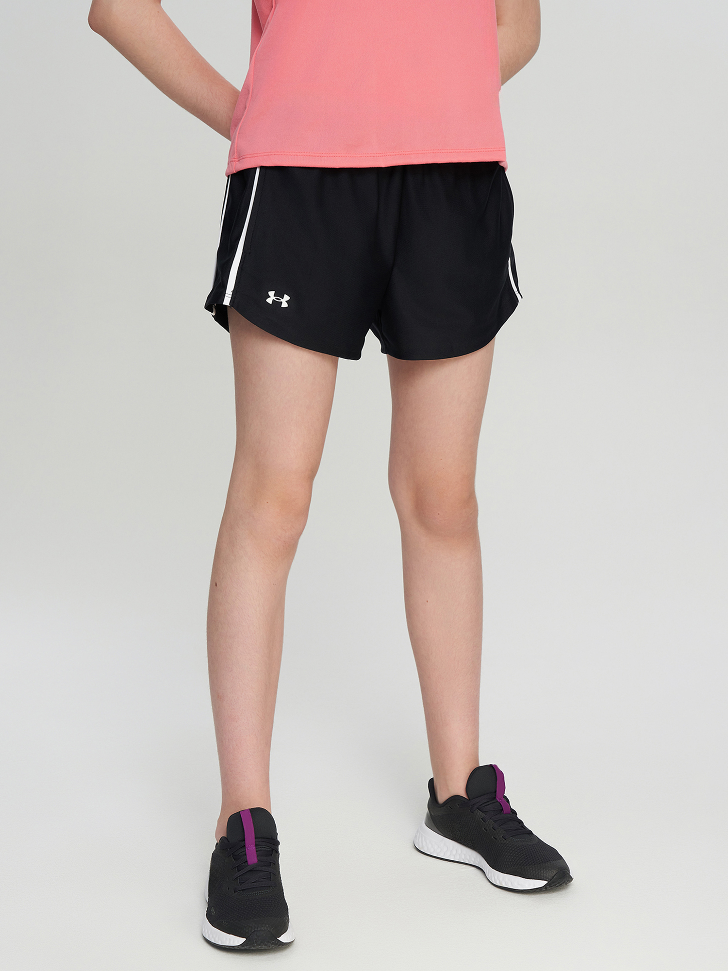 Шорты для девочек Under Armour Tech Play Up, Черный