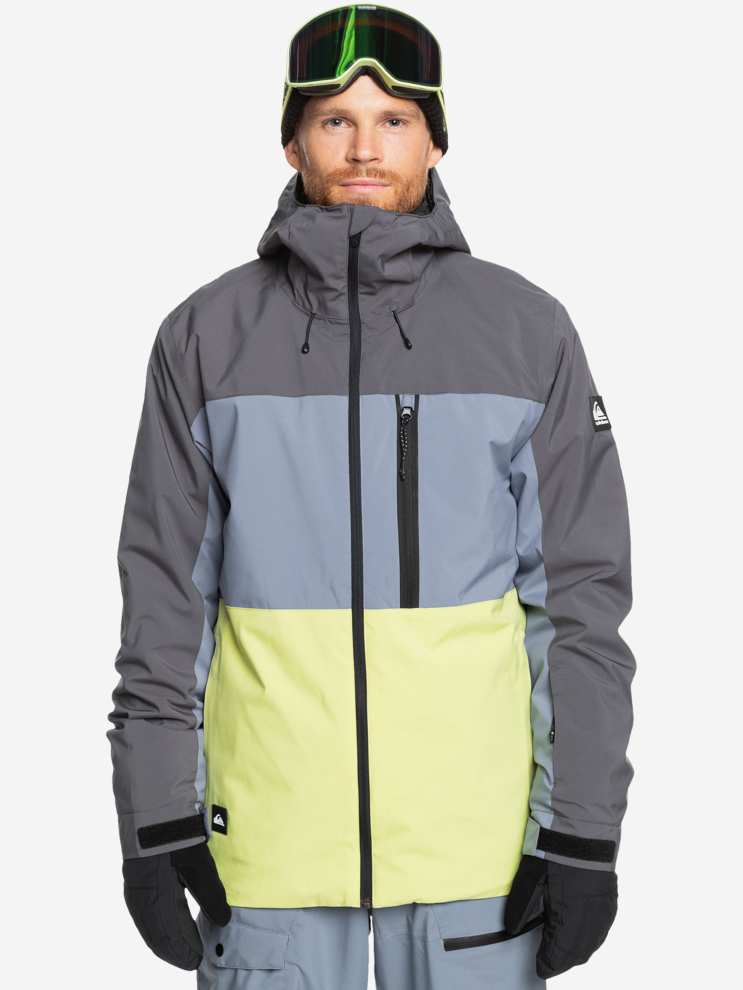 Куртка утепленная мужская Quiksilver Sycamore Snjt Krp0, Серый