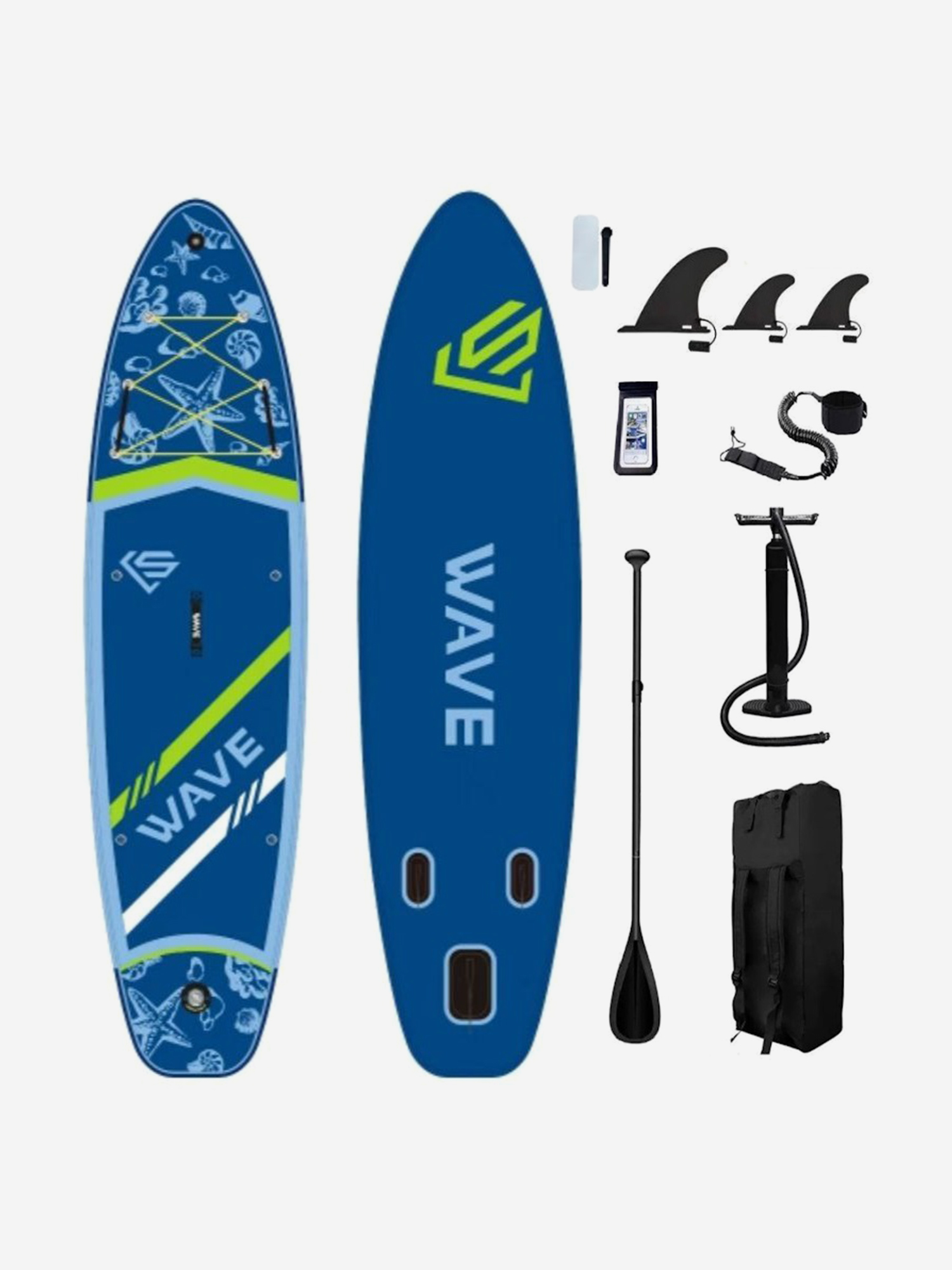 

SUP-доска WAVE Starfish Blue 11,6', Синий