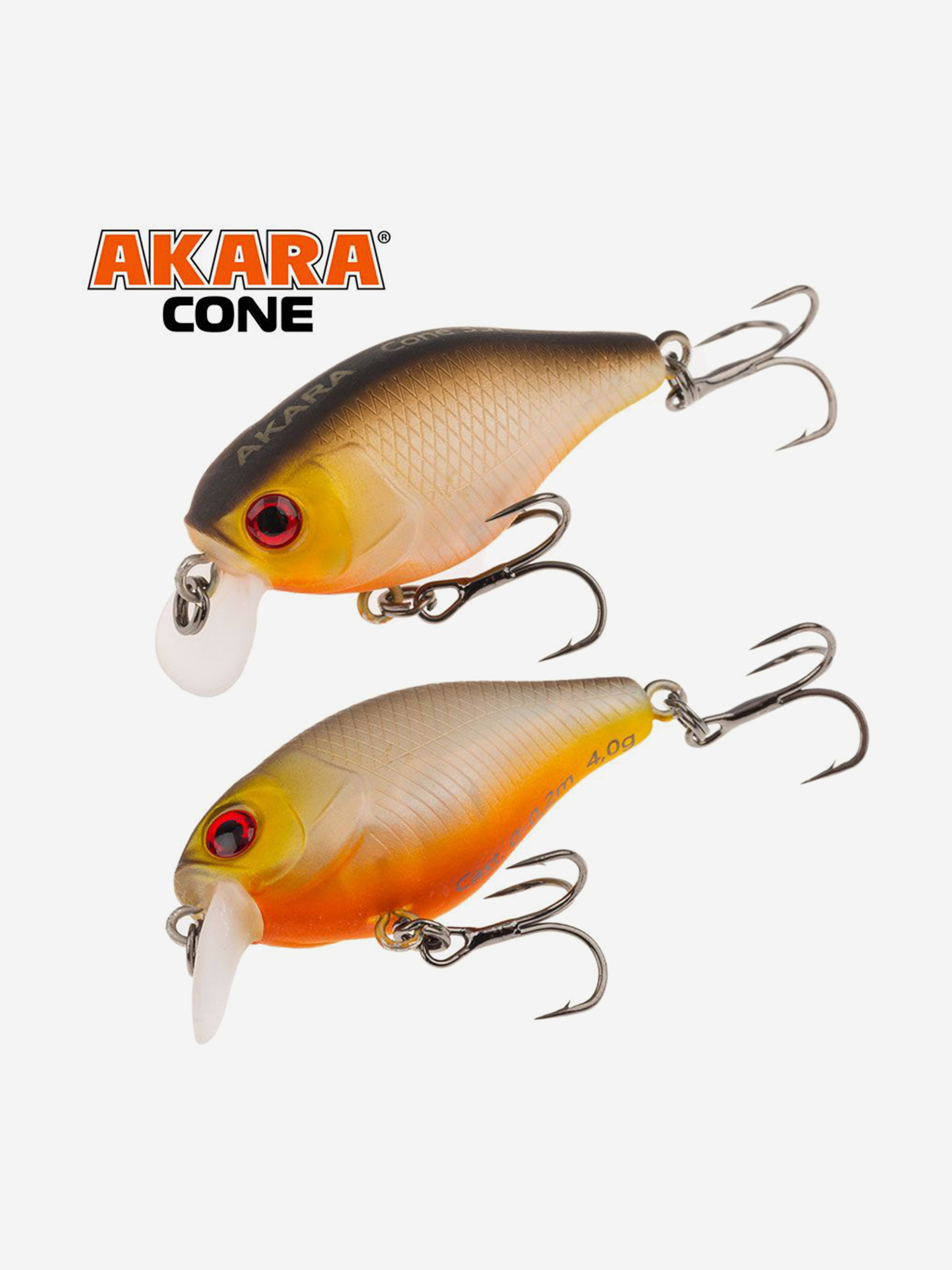 Изображение товара Воблер Akara Cone 35F кренк плавающий на форель, голавля 4гр A-76