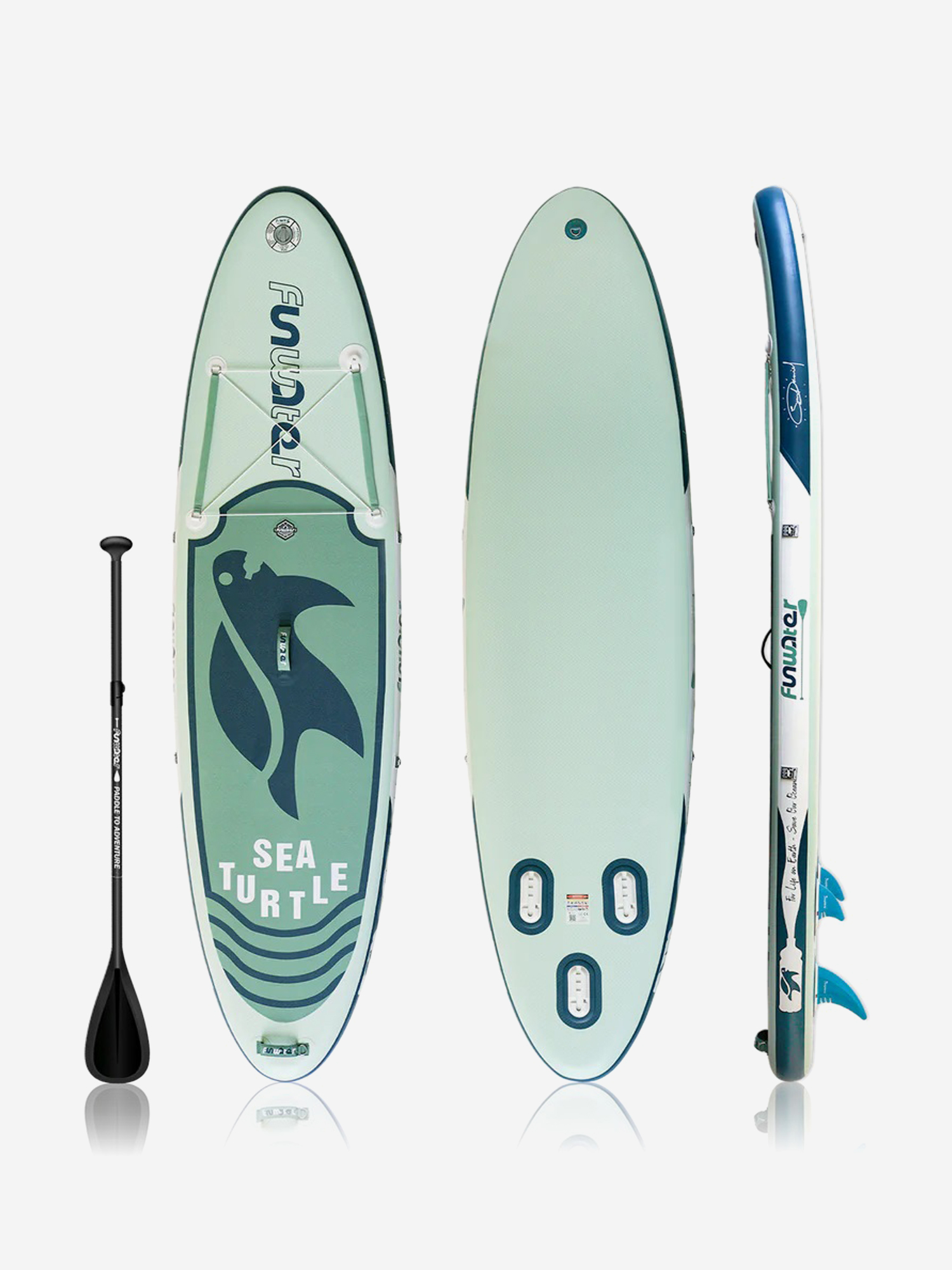 

SUP FunWater Turtle 10,6, Зеленый
