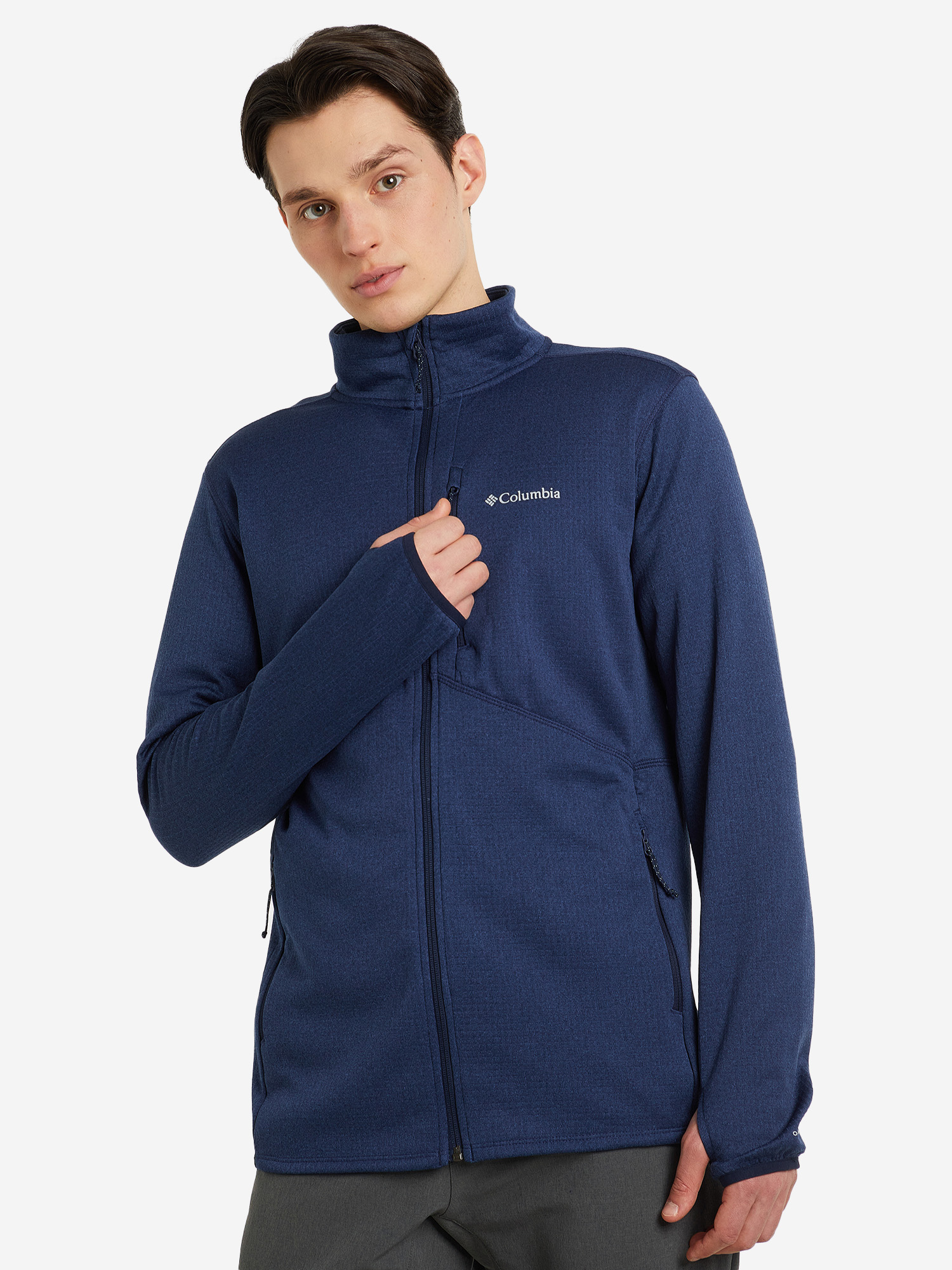 

Джемпер флисовый мужской Columbia Park VieFleece Full Zip, Синий