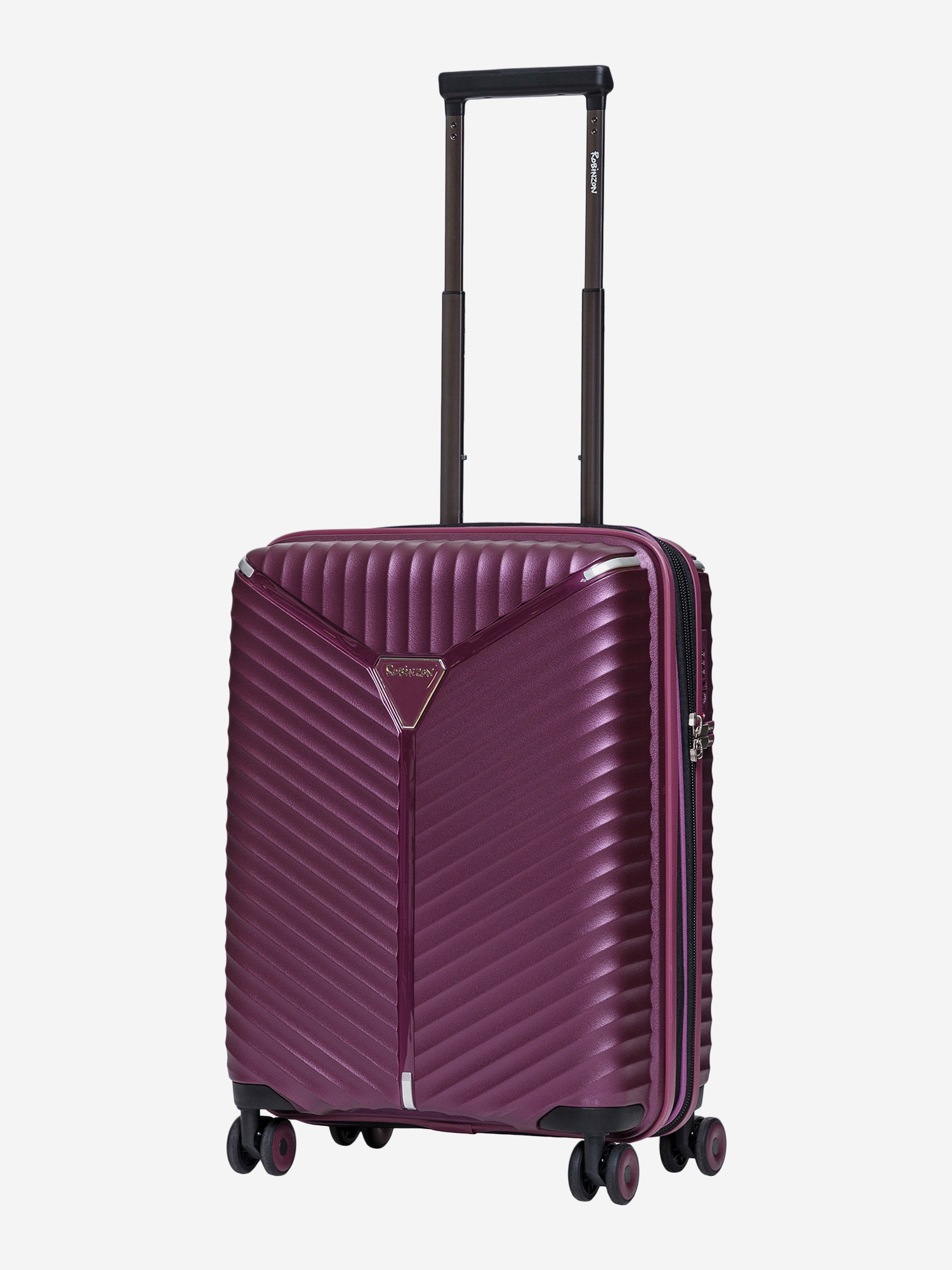 Изображение товара Чемодан Robinzon малый фиолетовый 22 х 39 х 55 см, гидропропилен