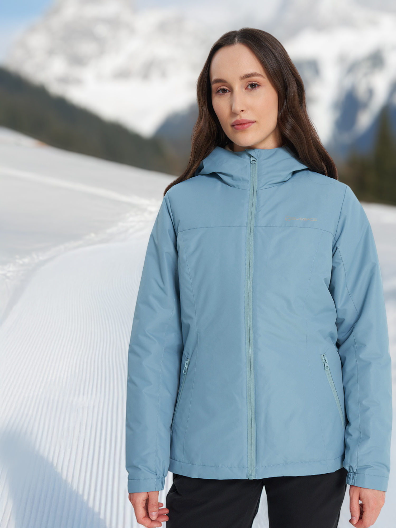 Куртка утепленная женская Glissade Зеленый 3999₽