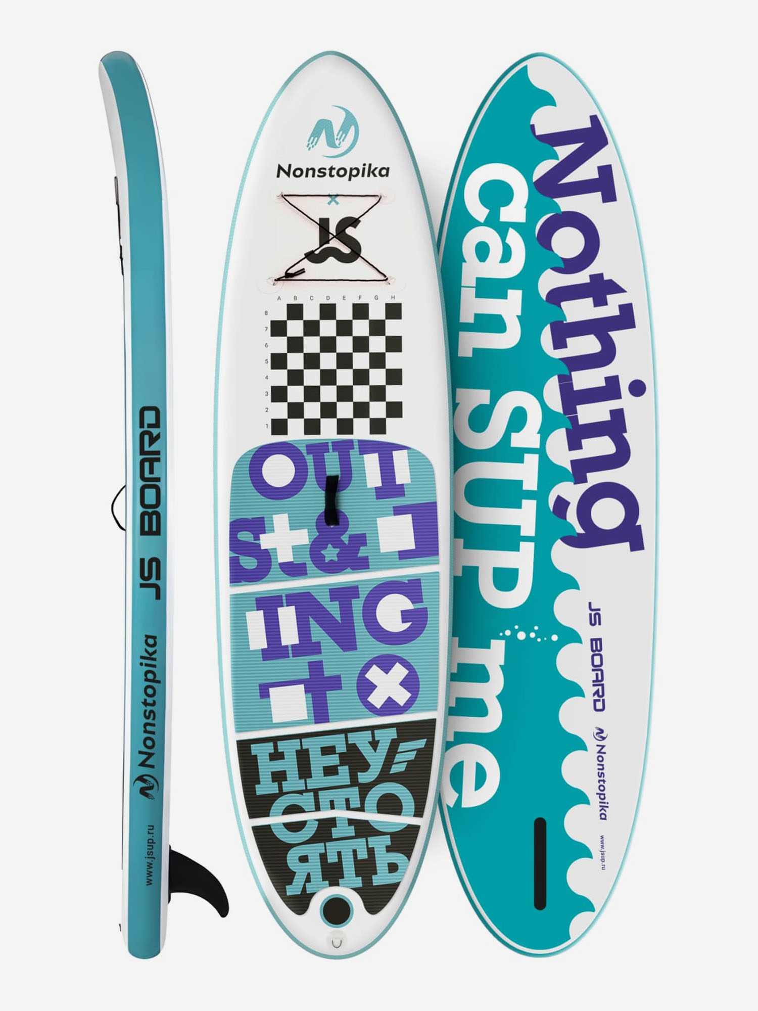 

Надувной сап борд Nonstopika JS Board Play Sup, Белый