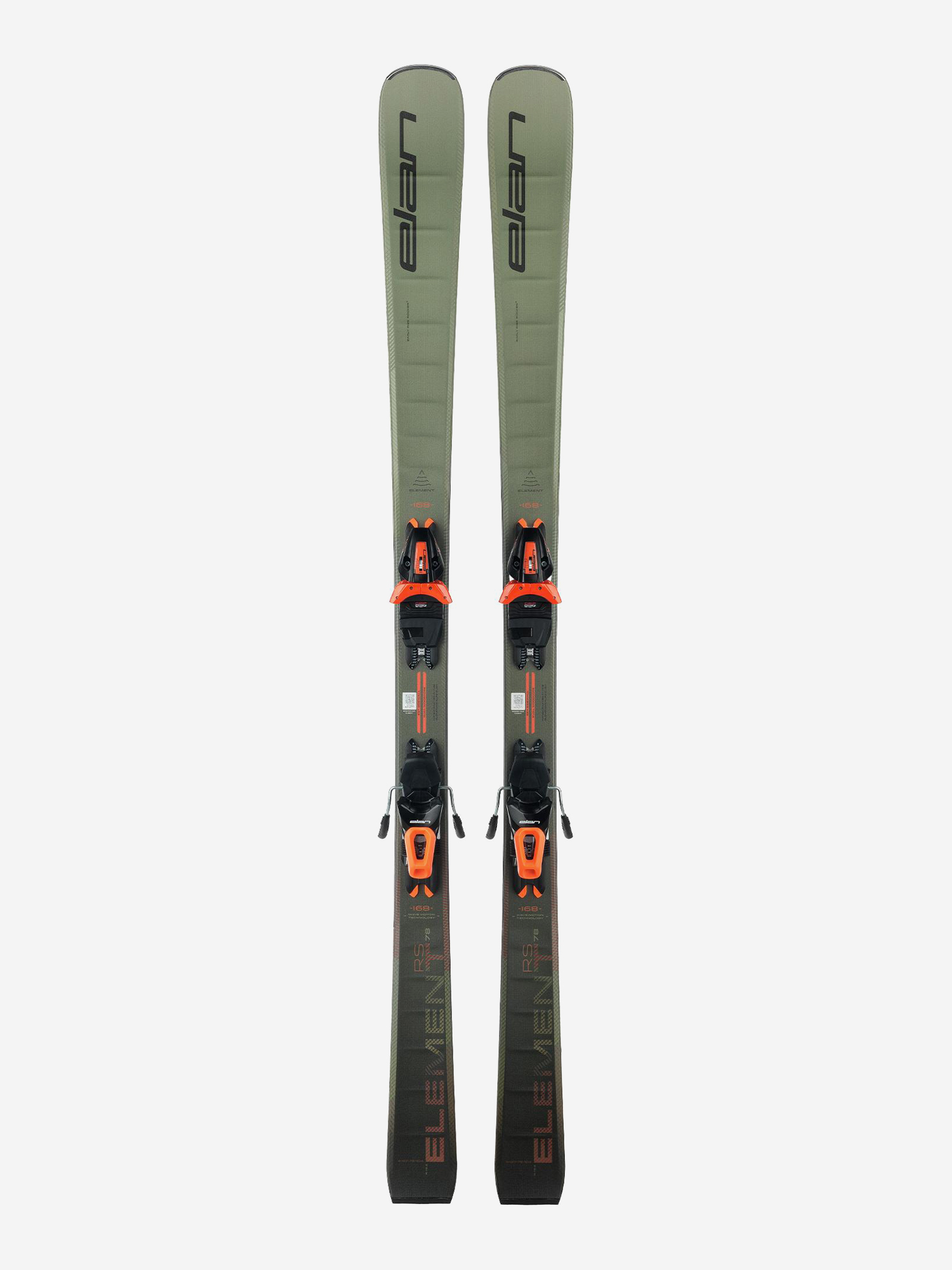 

Горные лыжи с креплениями ELAN Element 78 RS LS + EL 10.0 GW, Зеленый