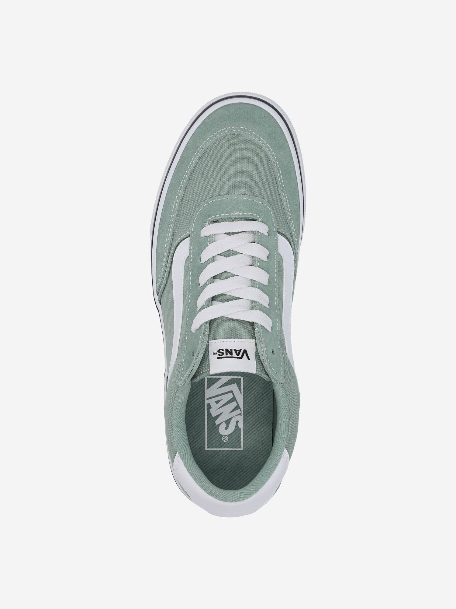 фото Кеды женские vans brooklyn ls, зеленый