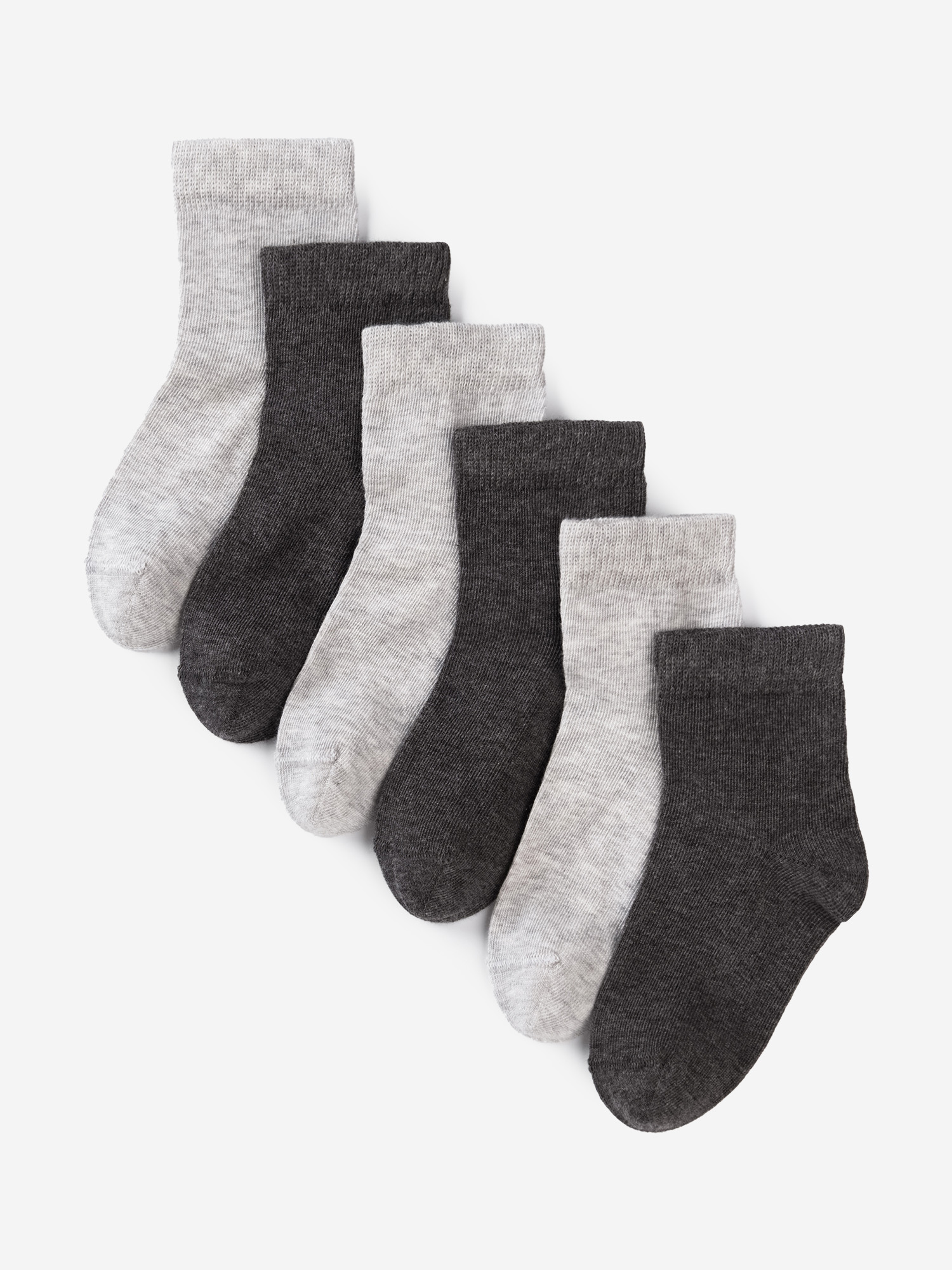 Носки для детей малышей хлопок набор 6 пары Artie, Серый
