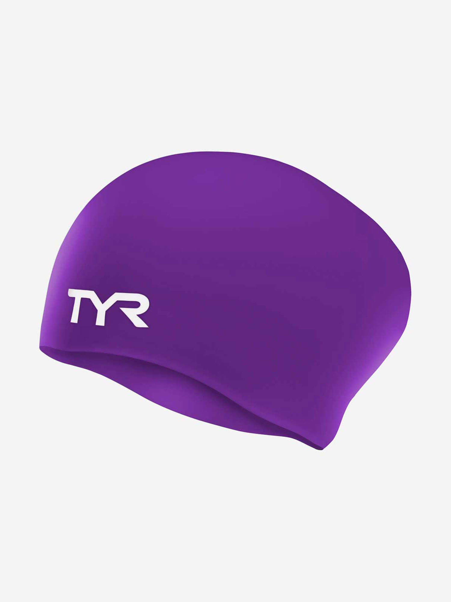 

Шапочка для плавания TYR Long Hair Wrinkle-Free Silicone Cap, Фиолетовый