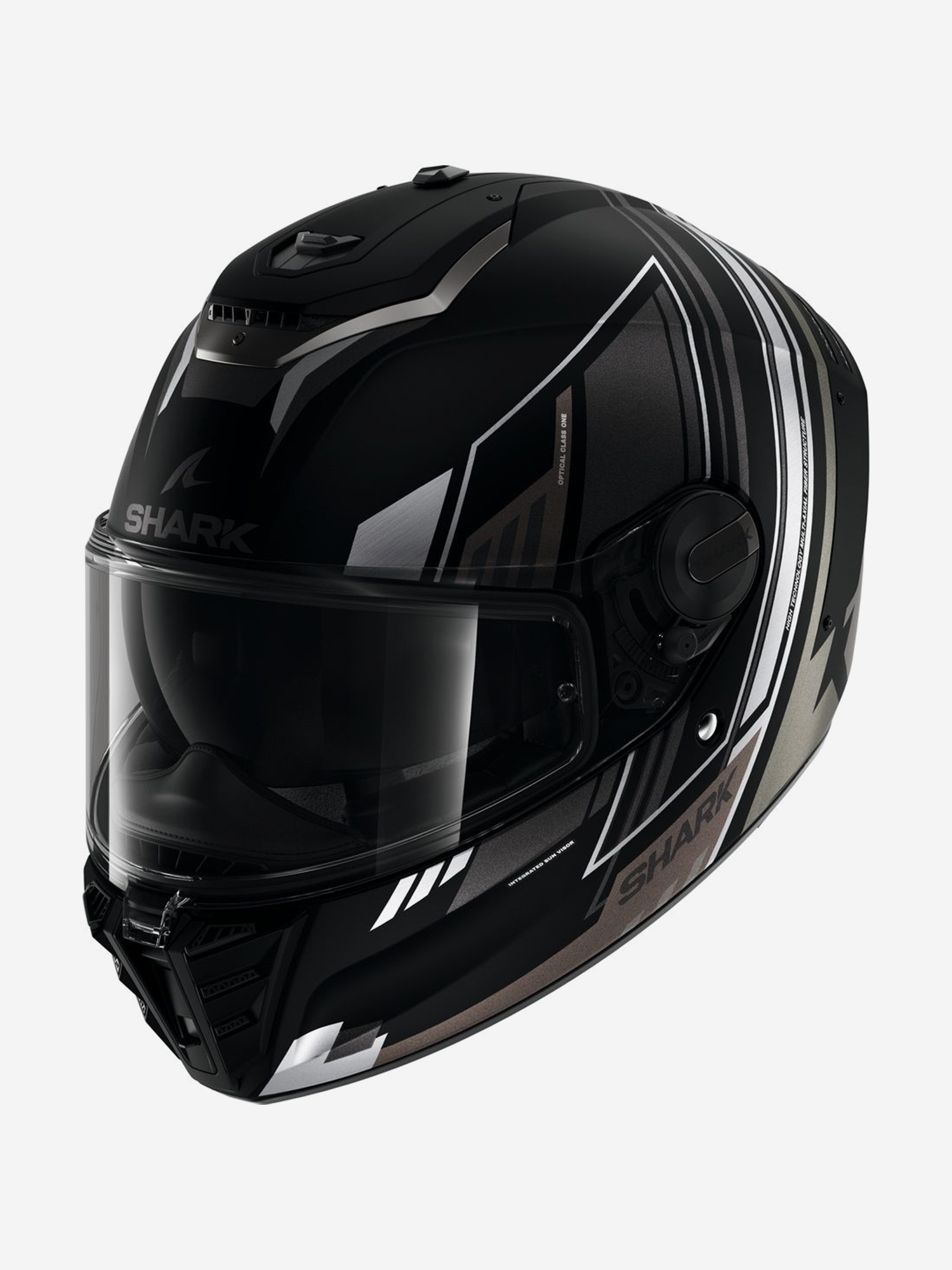 

Мотошлем интеграл Shark SPARTAN RS BYRHON MAT Black/Anthracite/Chrome, Черный