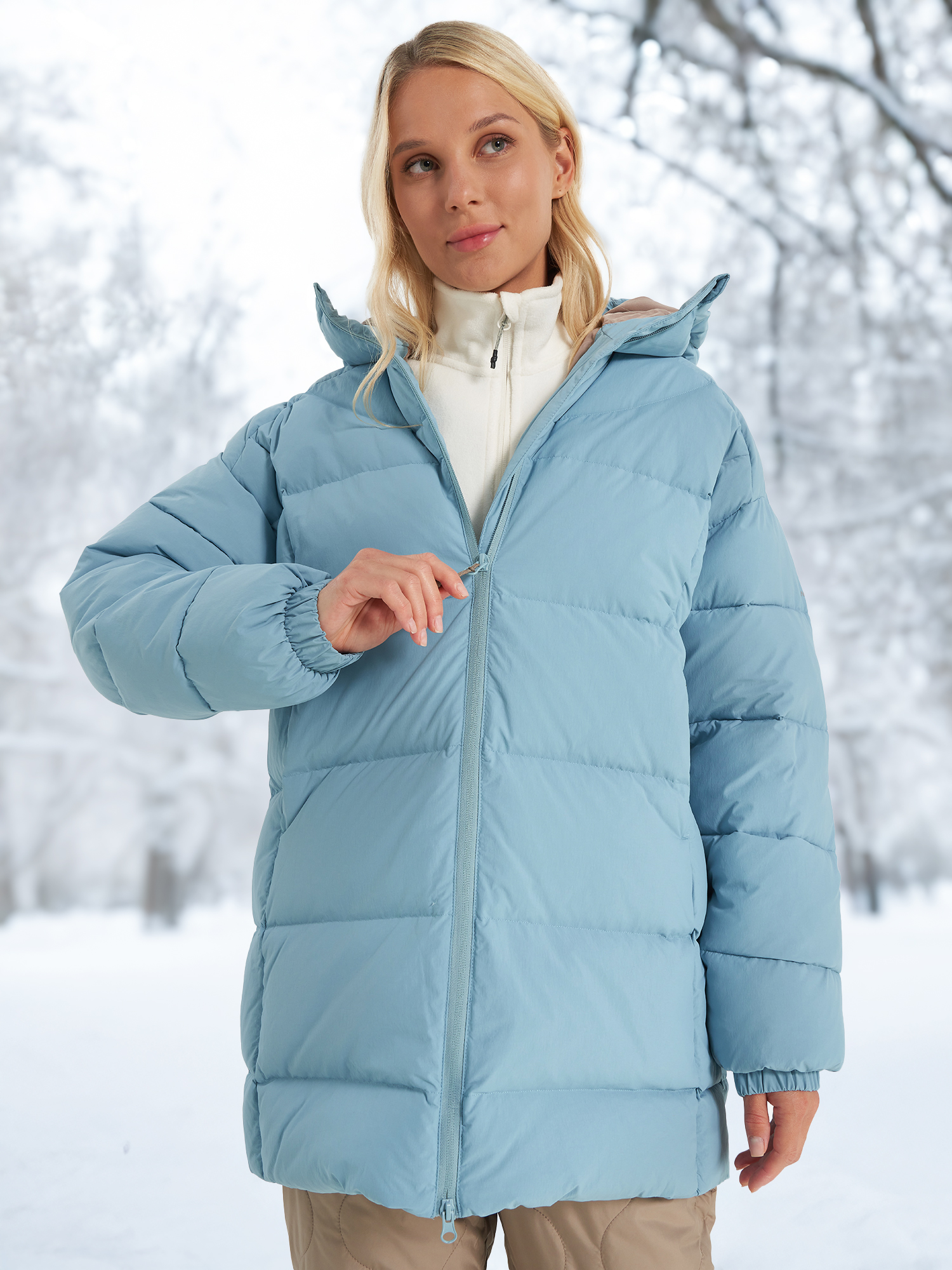 

Пуховик женский Northland, Голубой