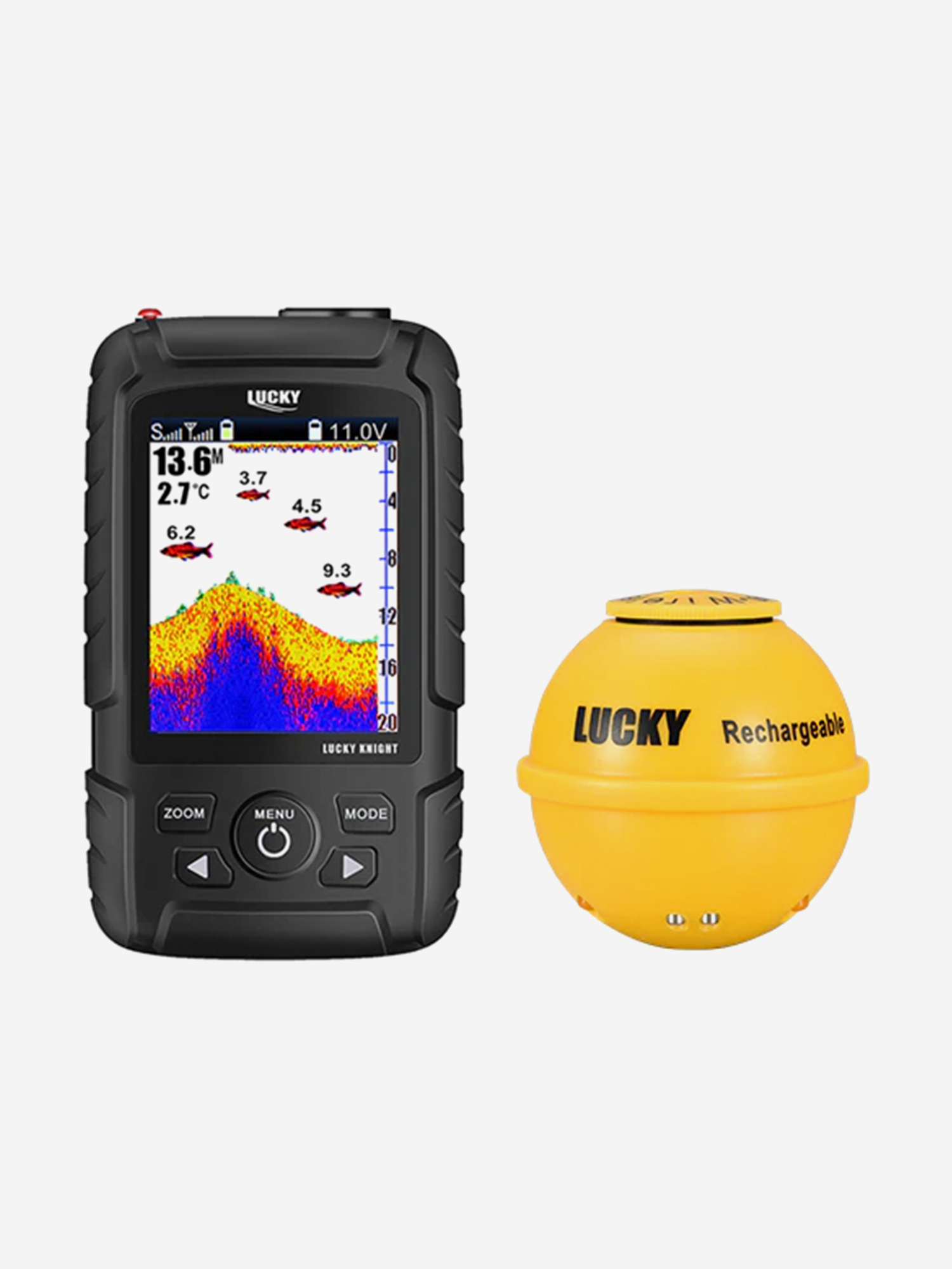 Изображение товара Эхолот Lucky FF718LIC-LAT для рыбалки зимней и летней компактный легкий