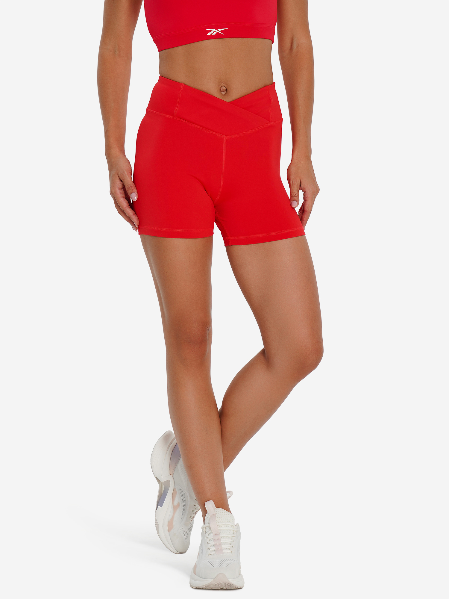 фото Велосипедки женские reebok hampton core, красный